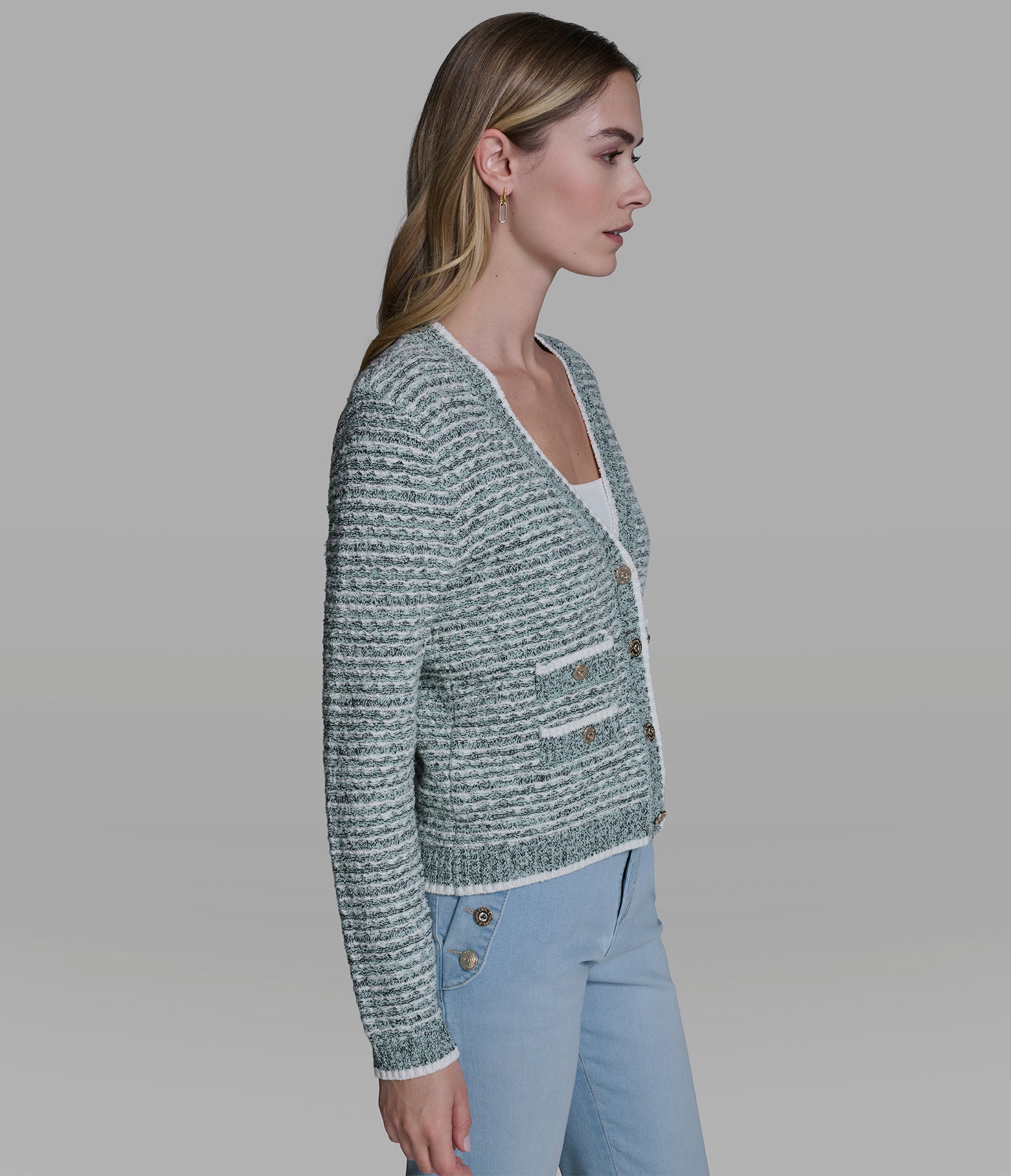 FUZZY KNIT CARDIGAN VIEW 3 | New Arrivals FUZZY KNIT CARDIGAN VIEW 3 | New Arrivals