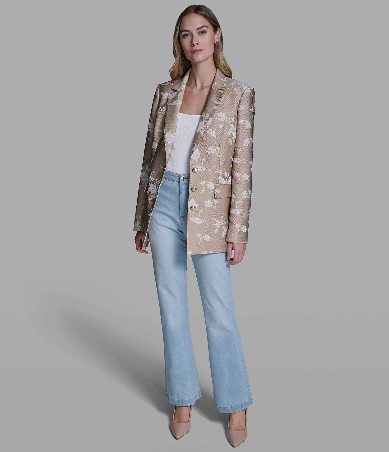 FLORAL JACQUARD BLAZER VIEW 6 | Jackets & Coats FLORAL JACQUARD BLAZER VIEW 6 | Jackets & Coats