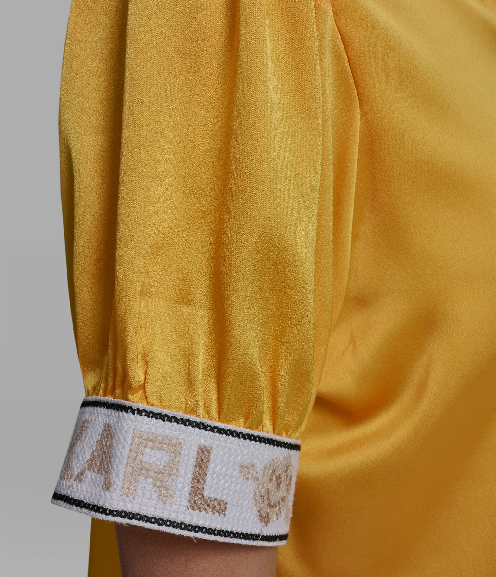 KARL CUFF LOGO BLOUSE VIEW 6 KARL CUFF LOGO BLOUSE VIEW 6