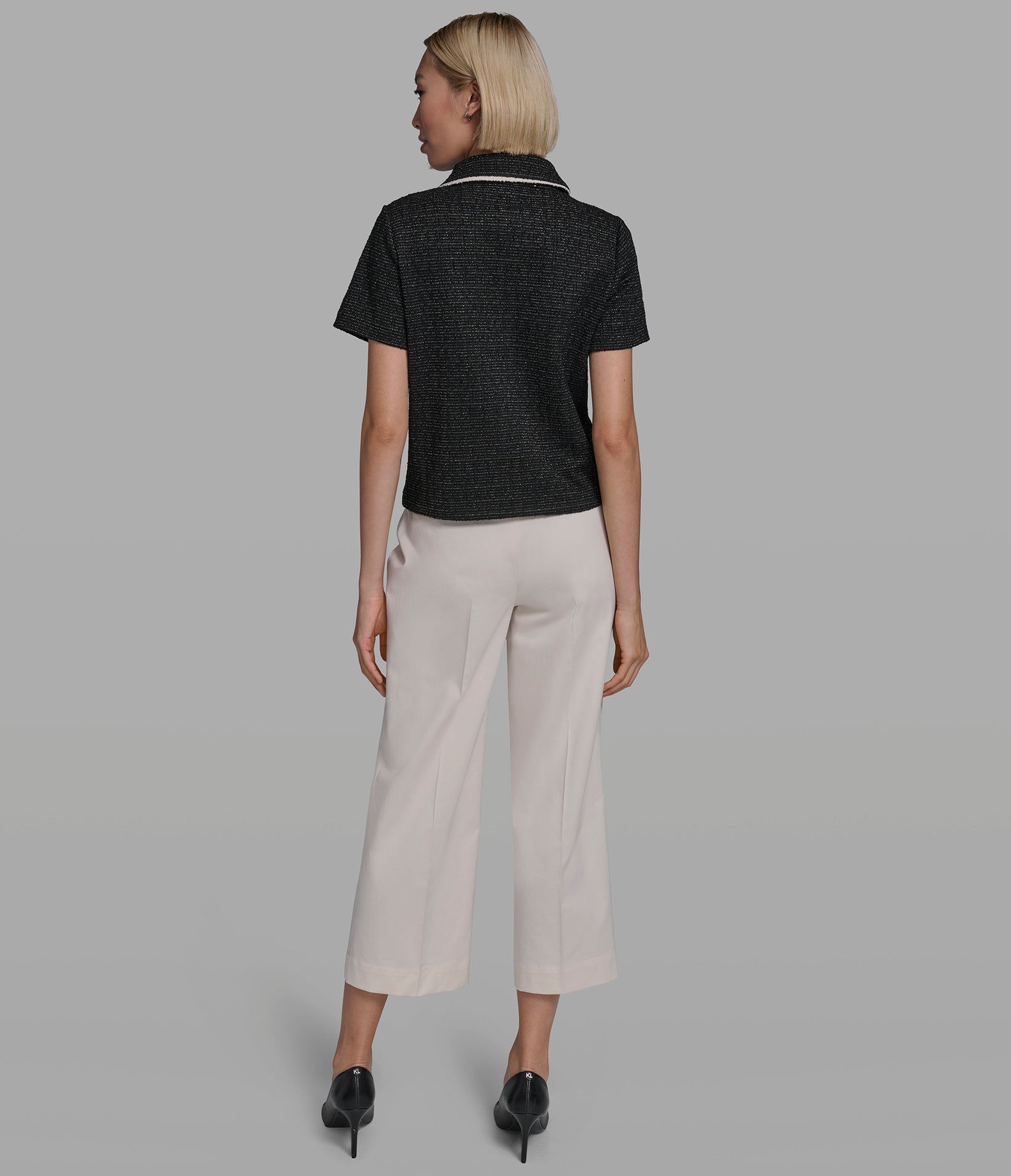 KNIT TWEED POLO VIEW 5 KNIT TWEED POLO VIEW 5