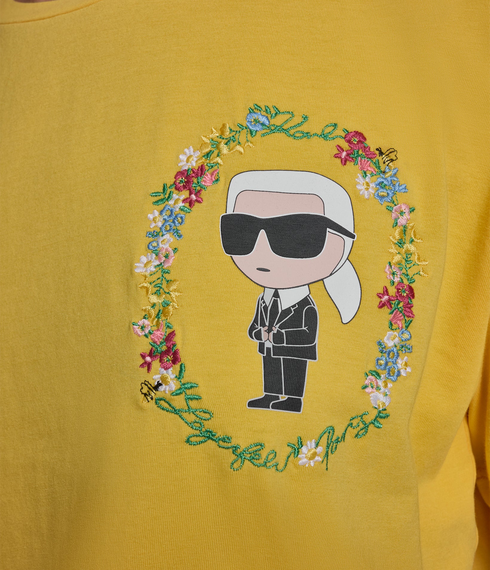 FLORAL FRAME KARL TEE VIEW 7 FLORAL FRAME KARL TEE VIEW 7