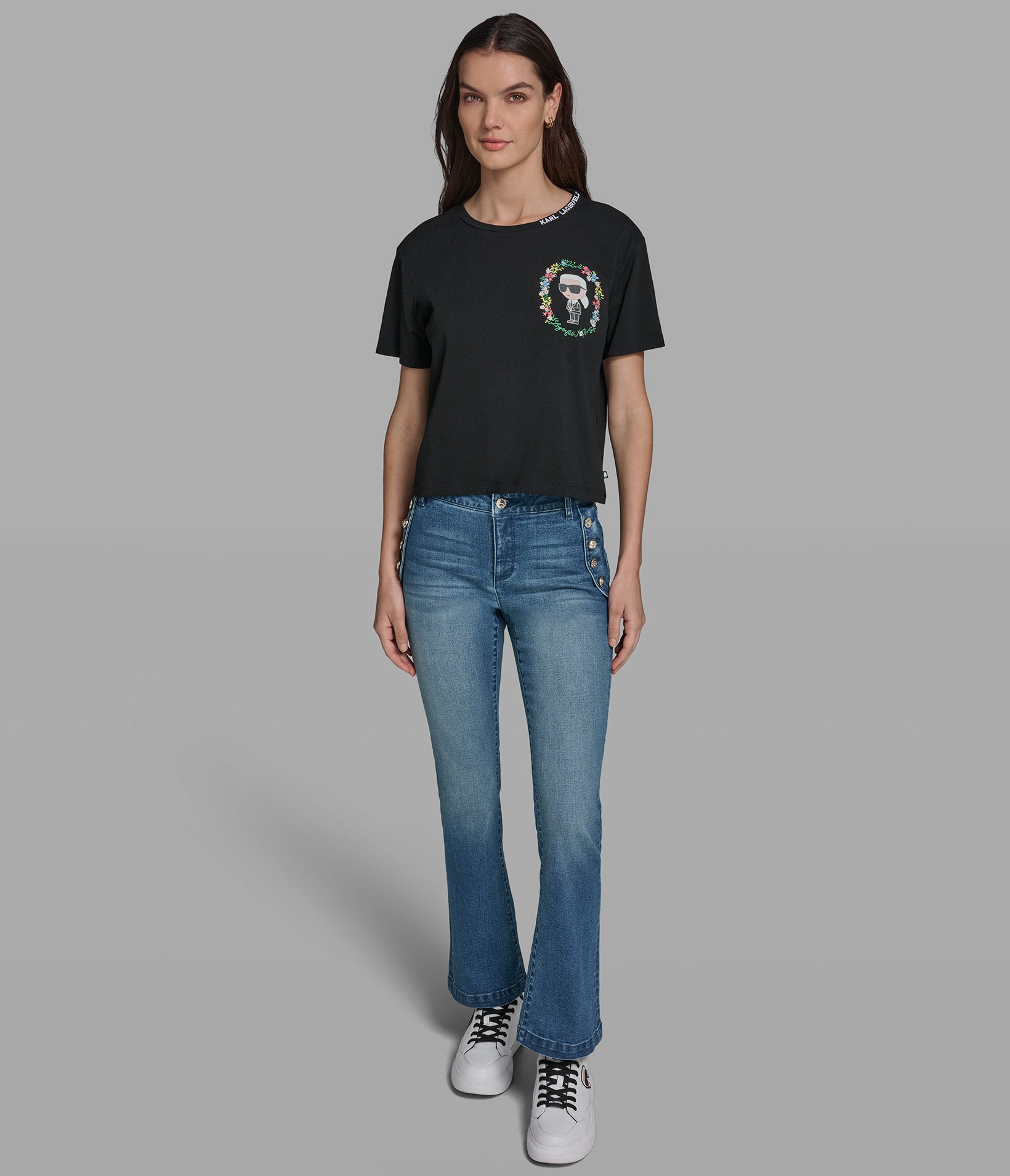 FLORAL FRAME KARL TEE VIEW 6 | Women's Clothing FLORAL FRAME KARL TEE VIEW 6 | Women's Clothing