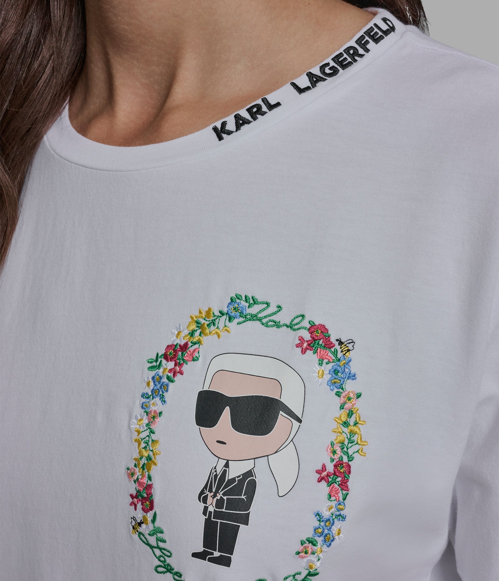 FLORAL FRAME KARL TEE VIEW 6 FLORAL FRAME KARL TEE VIEW 6