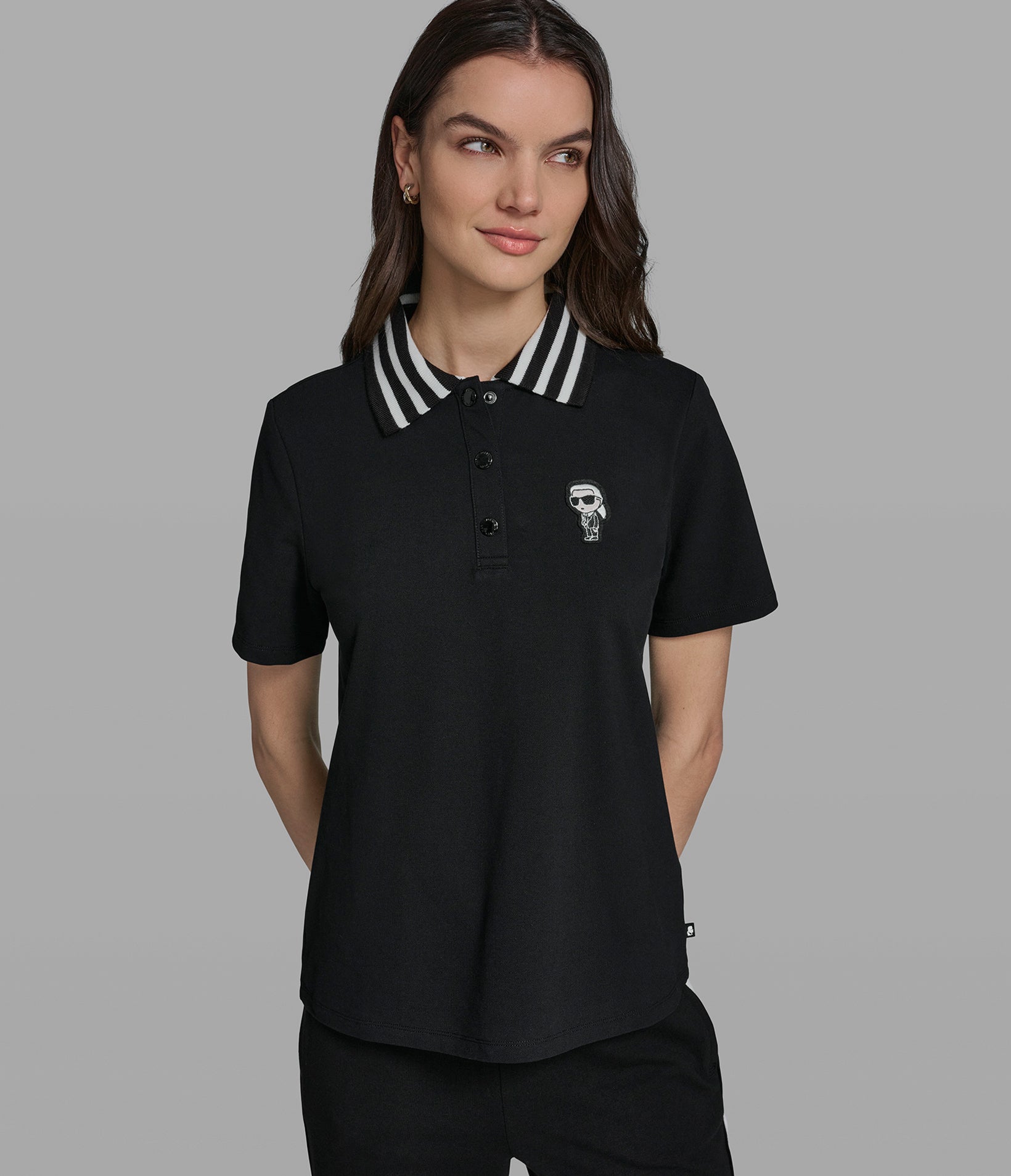CHOUPETTE PATCH SPORT POLO View 1 | New Women's Clothing CHOUPETTE PATCH SPORT POLO View 1 | New Women's Clothing