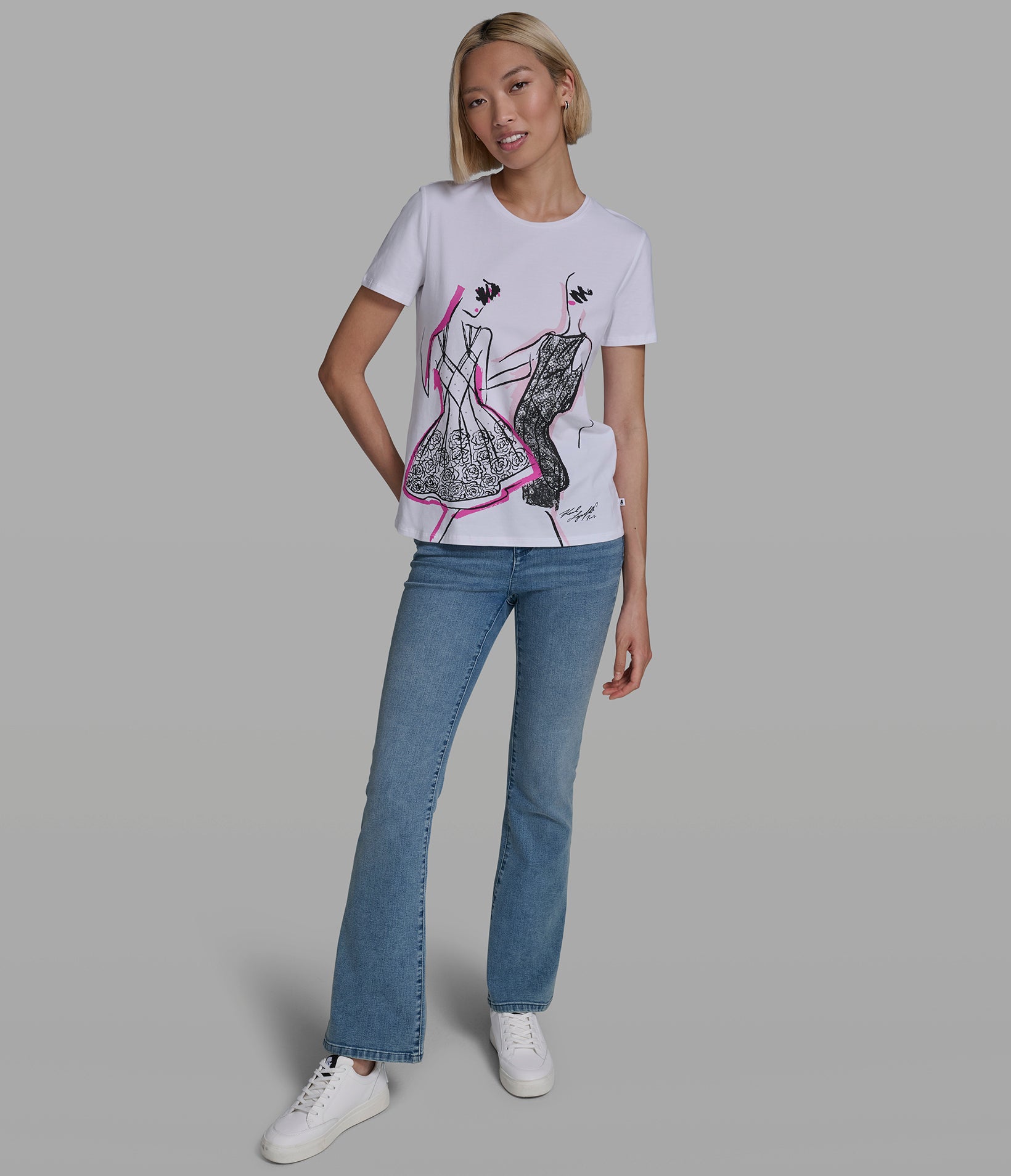 SKETCH GIRLS LOGO TEE VIEW 4 | New Women's Clothing SKETCH GIRLS LOGO TEE VIEW 4 | New Women's Clothing