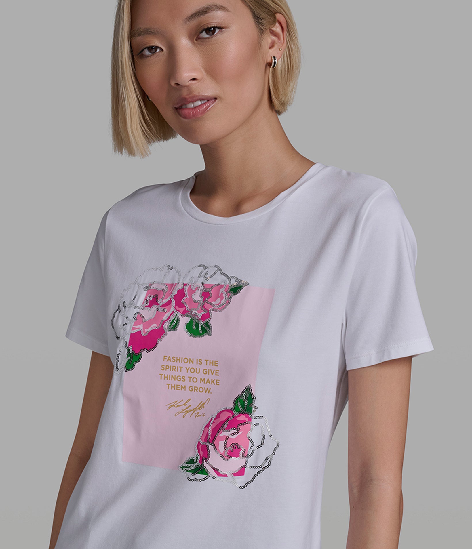 FLORAL QUOTE LOGO TEE View 1 | Women's Tees & Tanks FLORAL QUOTE LOGO TEE View 1 | Women's Tees & Tanks