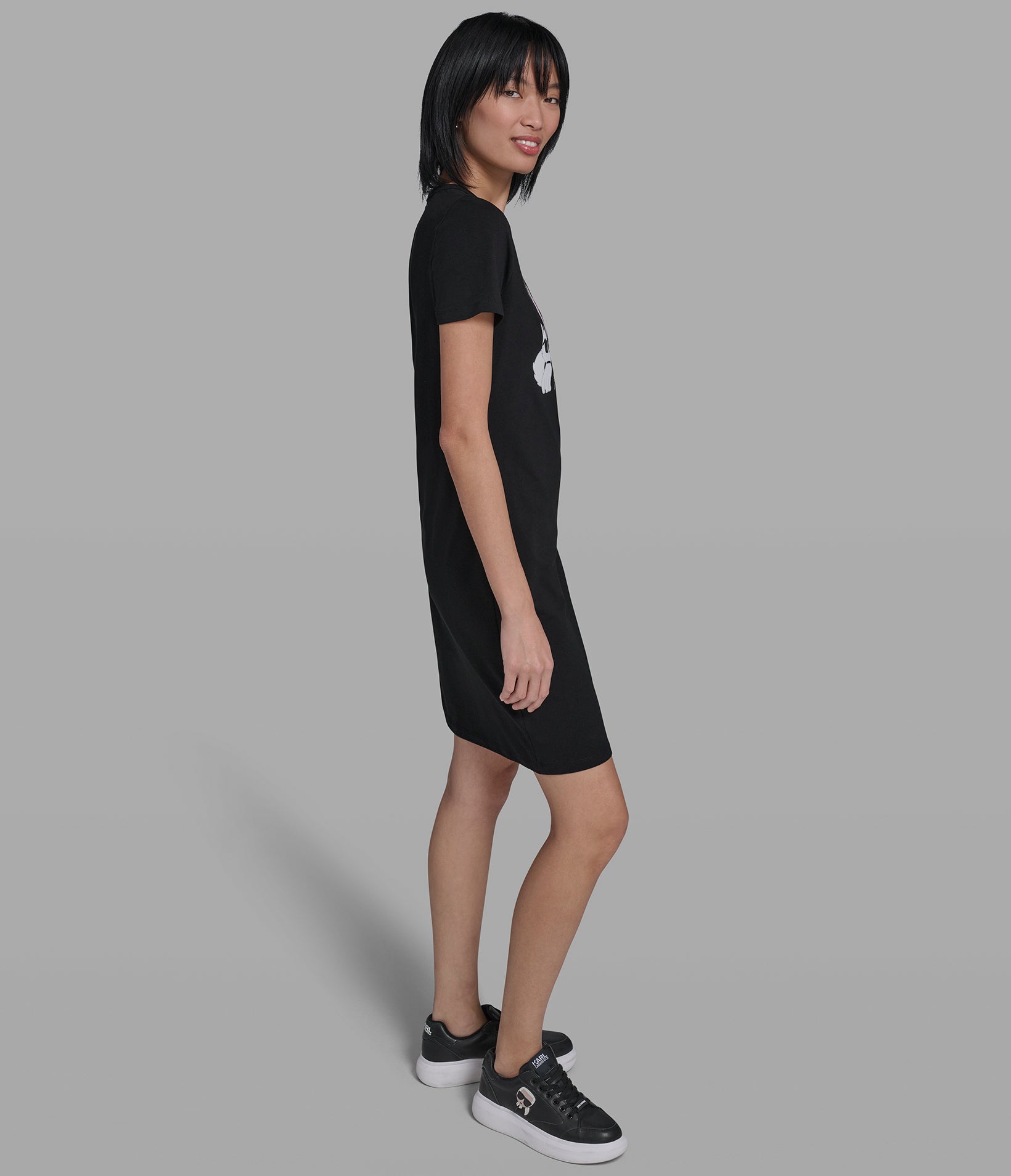 DUO T-SHIRT DRESS VIEW 3 DUO T-SHIRT DRESS VIEW 3