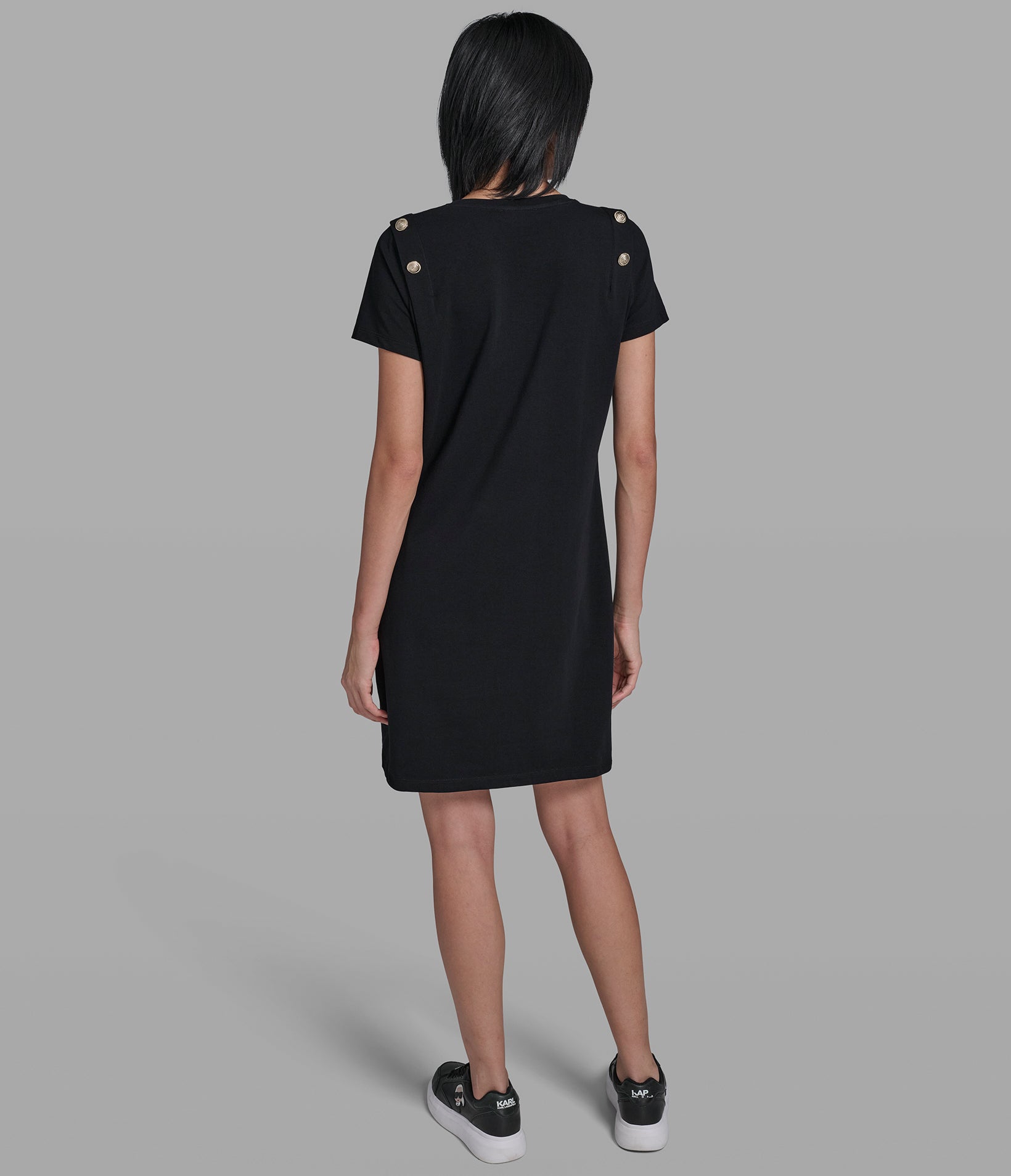 PEARL HEART T-SHIRT DRESS View 2 | New Women's Clothing PEARL HEART T-SHIRT DRESS View 2 | New Women's Clothing