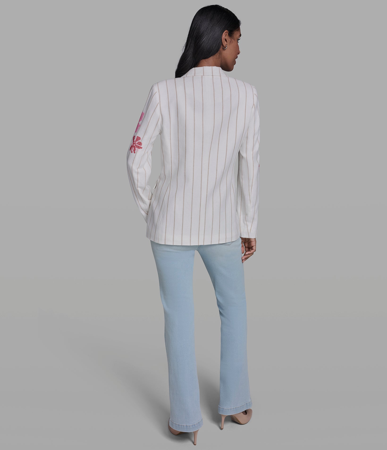 WHIMSY STRIPED BLAZER VIEW 5 | New Women's Clothing WHIMSY STRIPED BLAZER VIEW 5 | New Women's Clothing