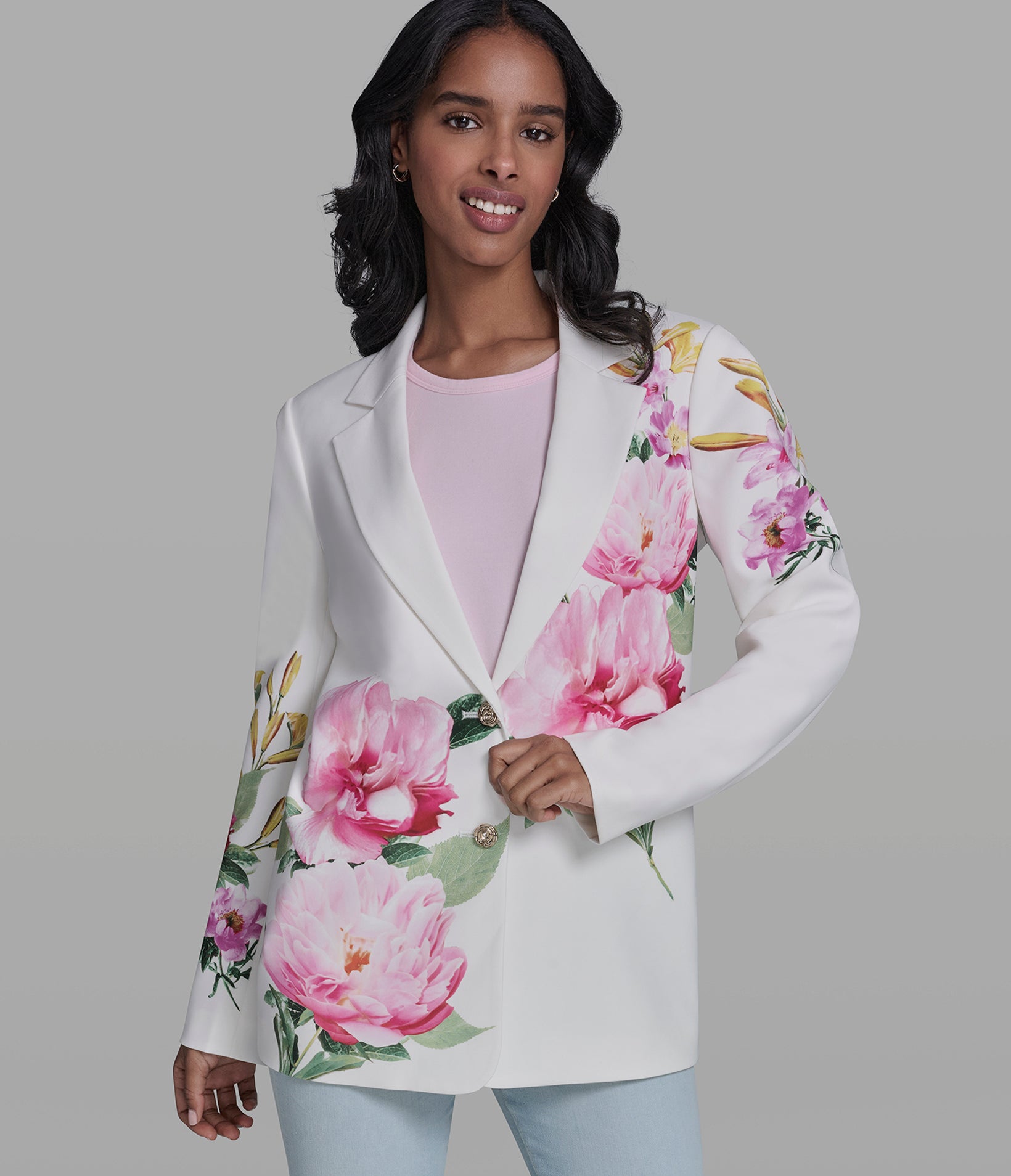 FLORAL BLAZER View 2 | New Women's Clothing FLORAL BLAZER View 2 | New Women's Clothing