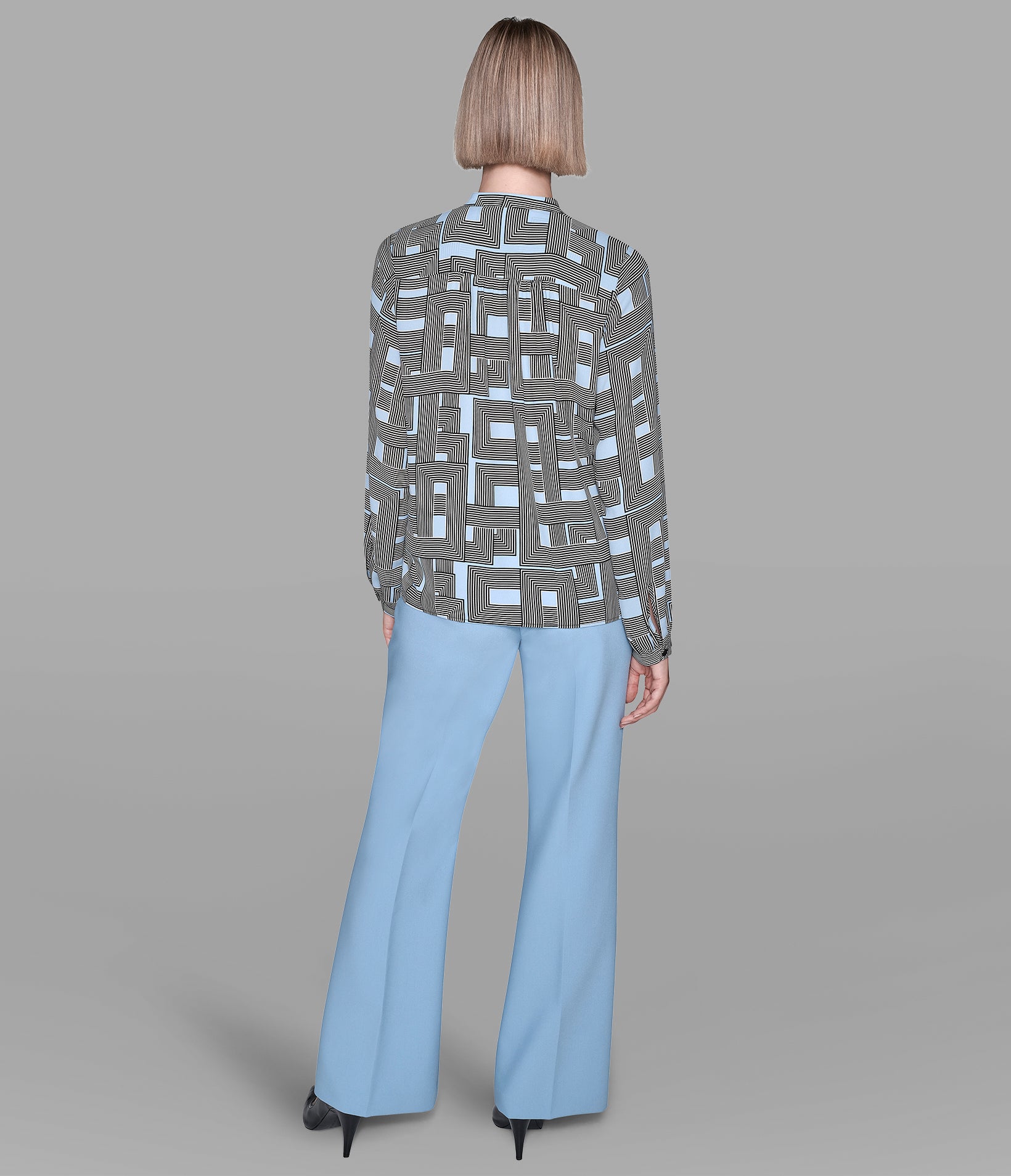 TIE-NECK BLOUSE View 2 | Women's Tops & Sweaters TIE-NECK BLOUSE View 2 | Women's Tops & Sweaters