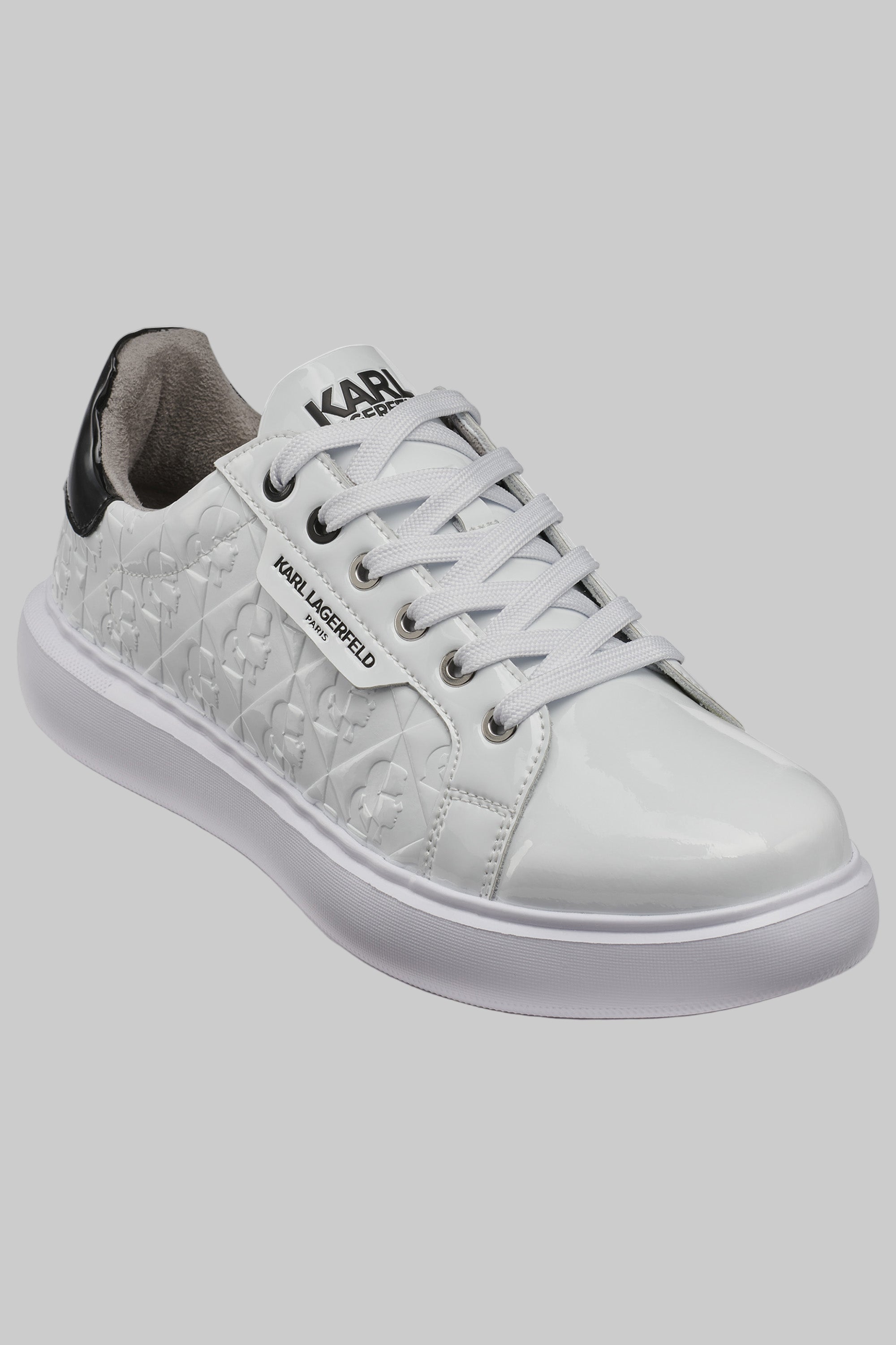 PATENT SNEAKER WITH SIDE 3D KARL HEAD View 2 | Men's Shoes PATENT SNEAKER WITH SIDE 3D KARL HEAD View 2 | Men's Shoes