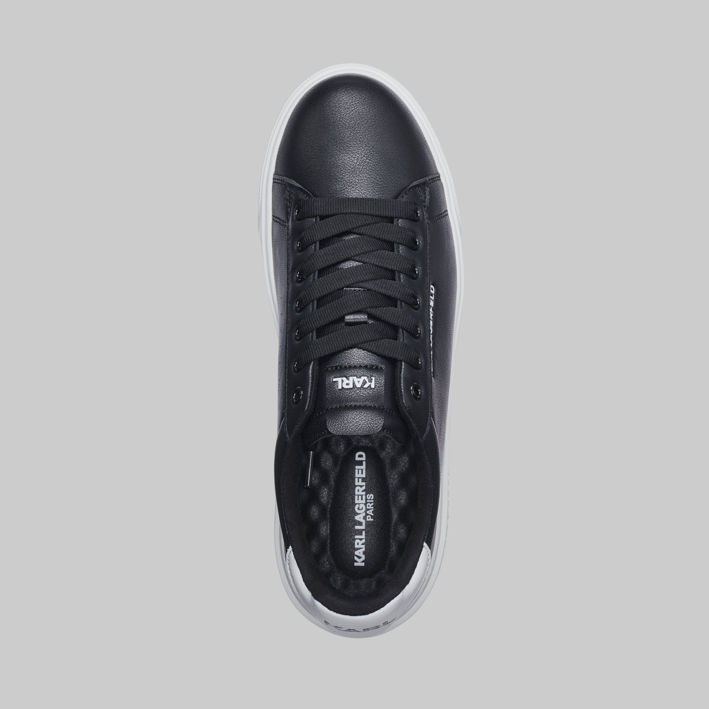LEATHER SNEAKER WITH SIDE LOGO VIEW 3 | Men's Shoes LEATHER SNEAKER WITH SIDE LOGO VIEW 3 | Men's Shoes
