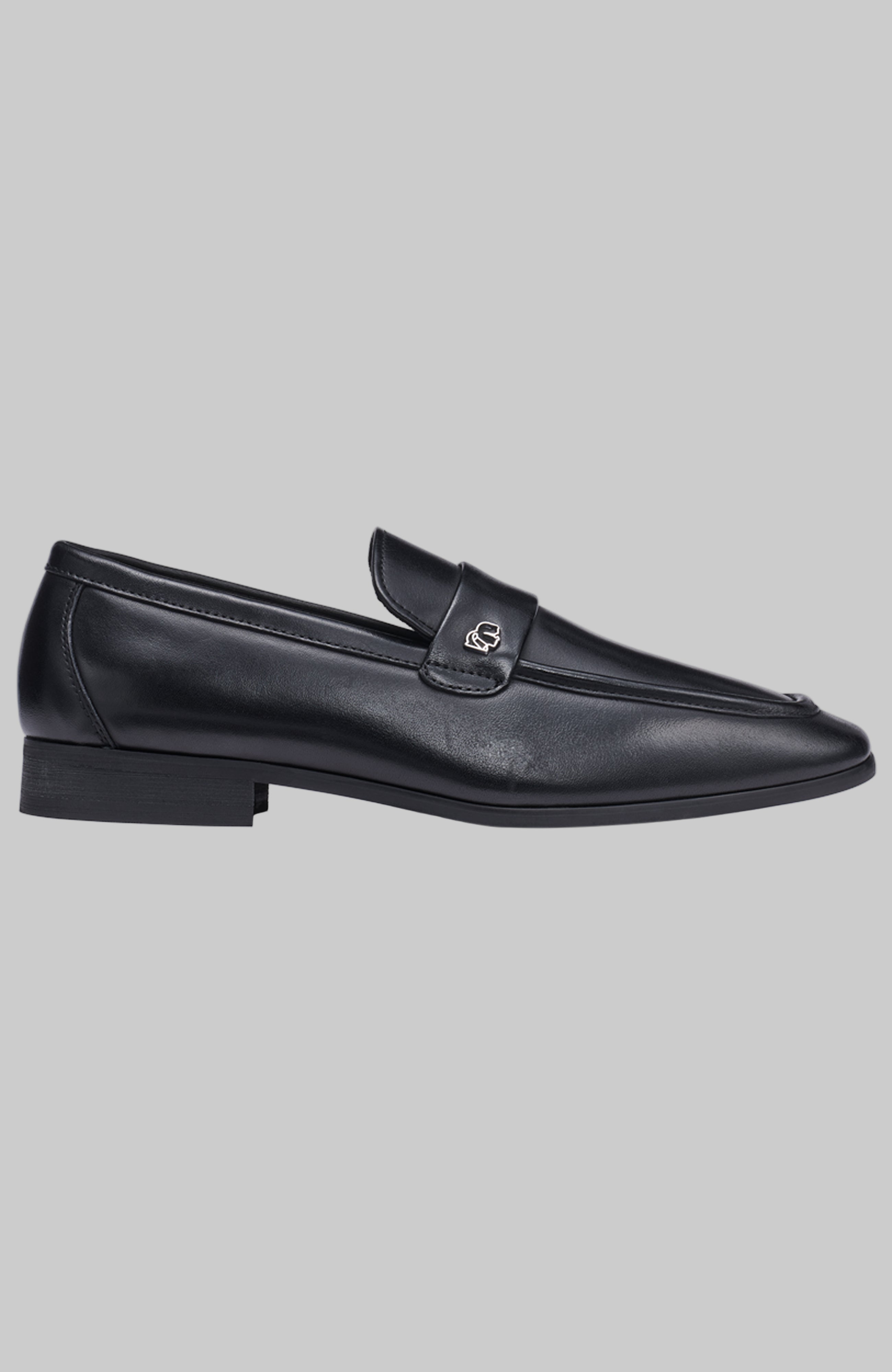 LEATHER BANDED LOAFER WITH KARL HEAD View 1 | Men's Shoes LEATHER BANDED LOAFER WITH KARL HEAD View 1 | Men's Shoes