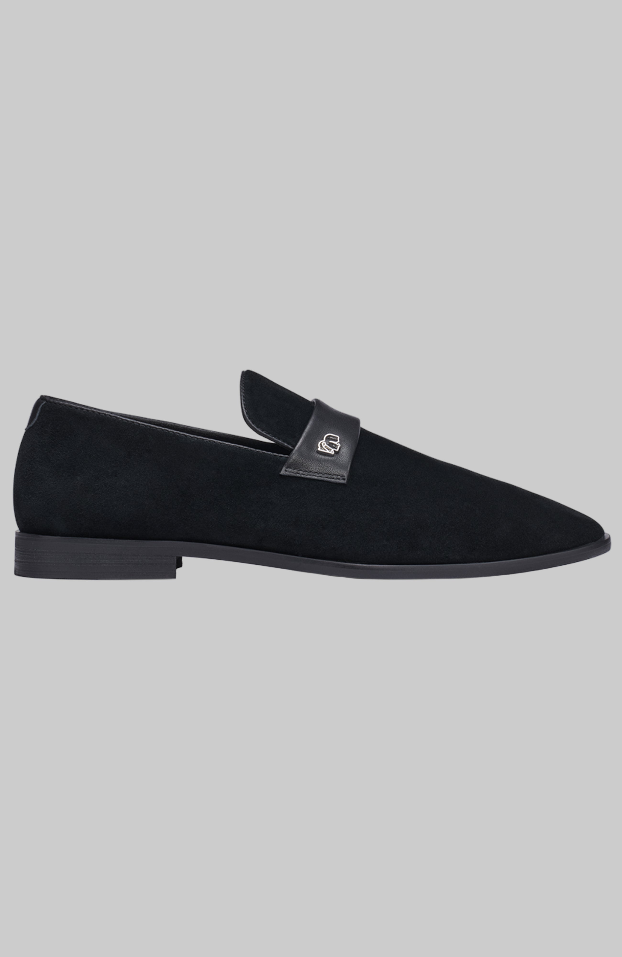 SUEDE EVENING LOAFER WITH LEATHER BAND View 1 | Men's Shoes SUEDE EVENING LOAFER WITH LEATHER BAND View 1 | Men's Shoes