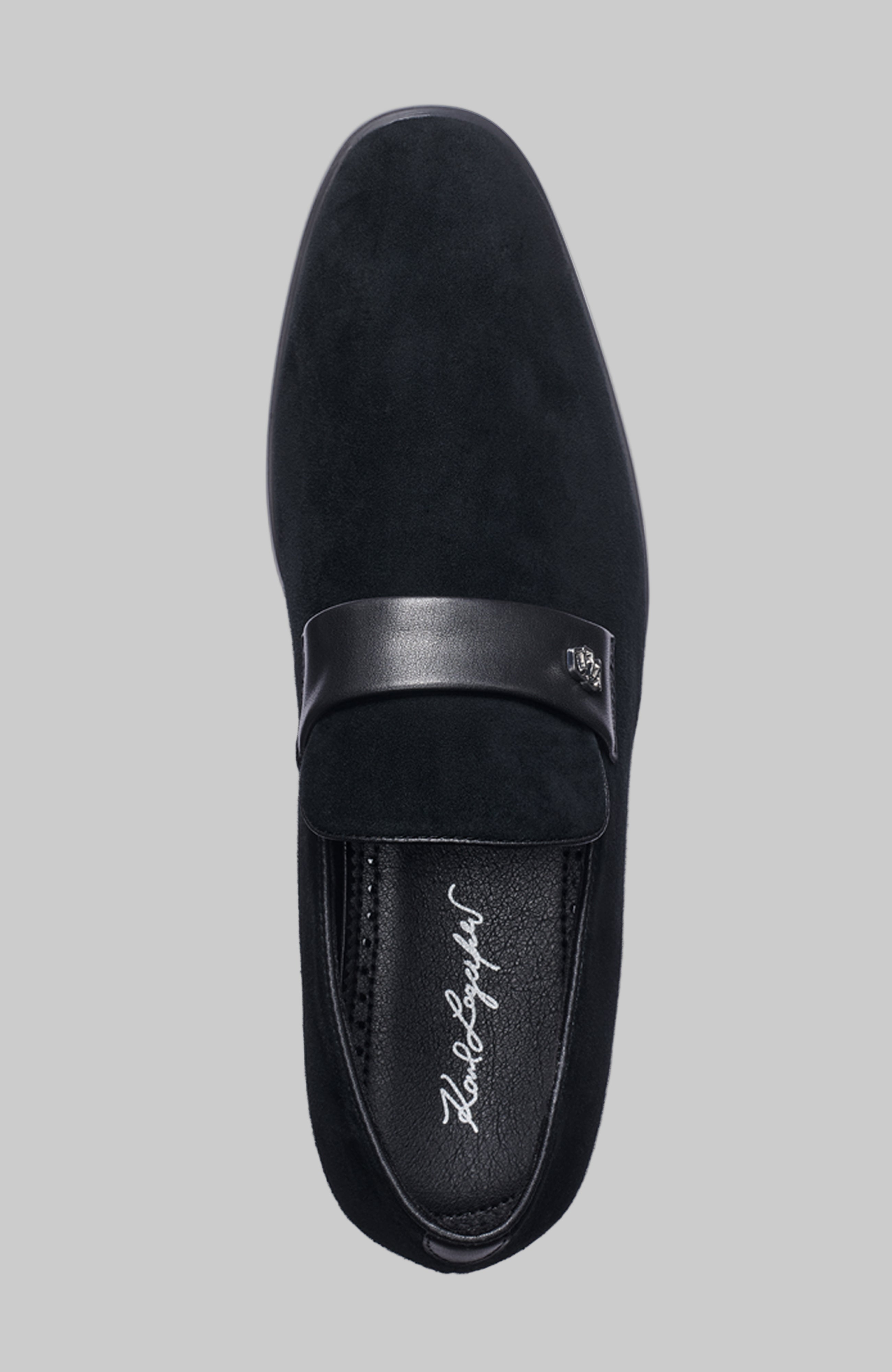 SUEDE EVENING LOAFER WITH LEATHER BAND VIEW 4 | Men's Shoes SUEDE EVENING LOAFER WITH LEATHER BAND VIEW 4 | Men's Shoes