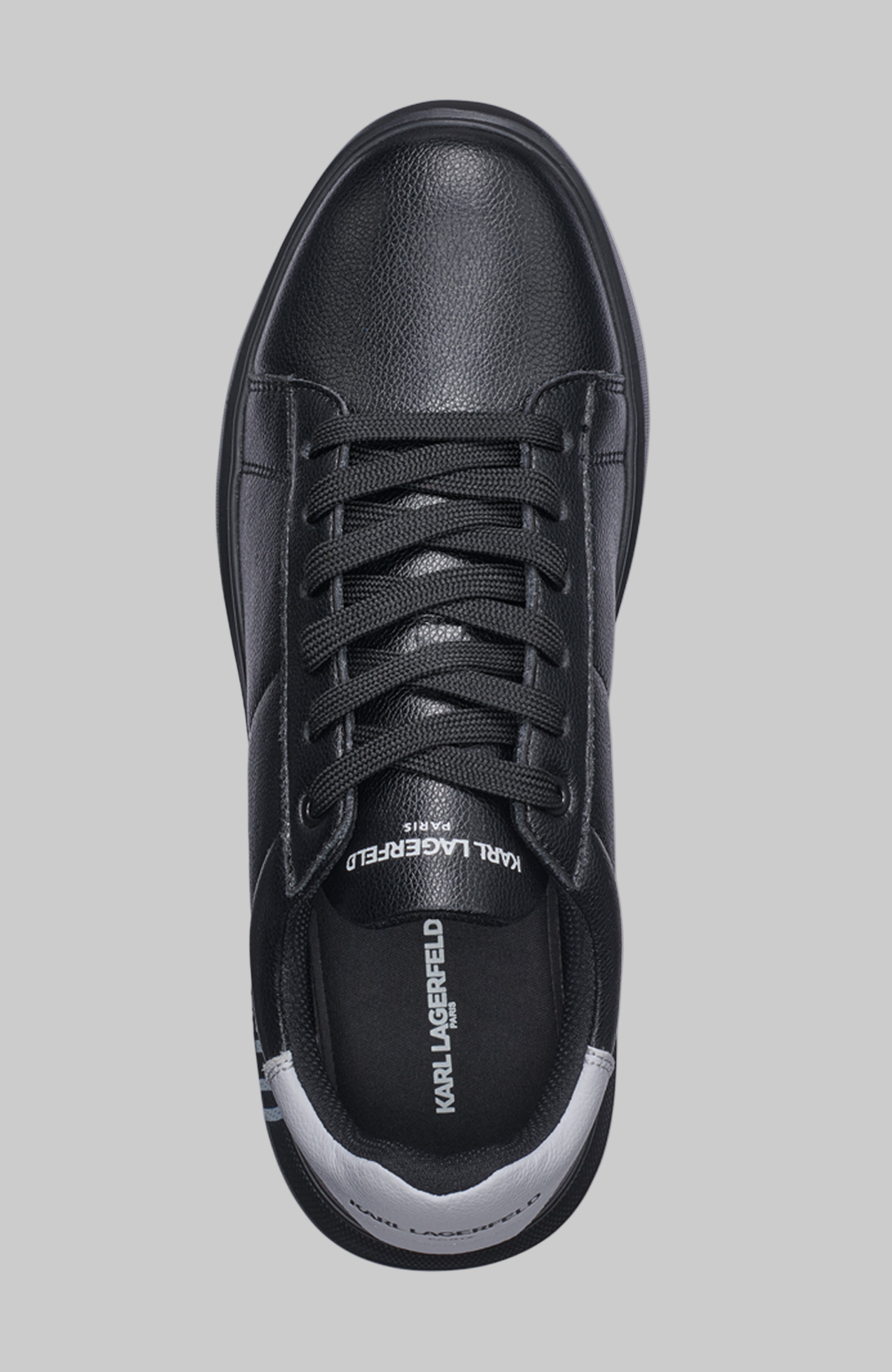 LEATHER SNEAKER WITH KARL LOGO VIEW 4 | Men's Shoes LEATHER SNEAKER WITH KARL LOGO VIEW 4 | Men's Shoes