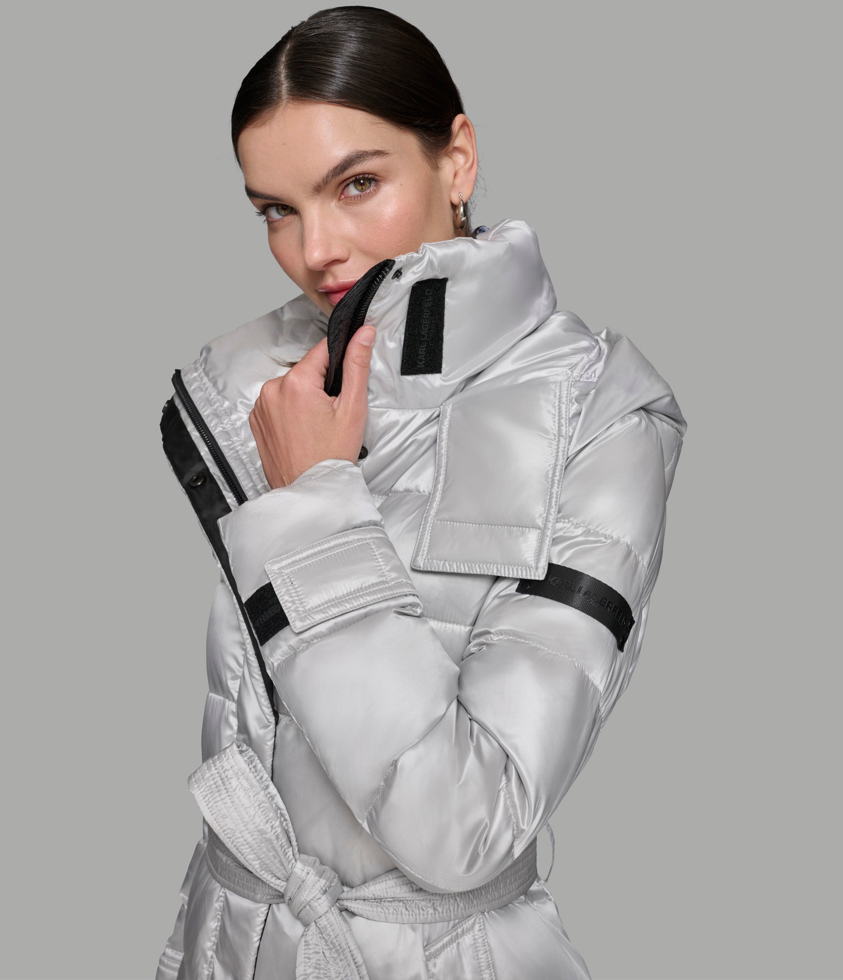 CONTRAST MAXI BELTED LONG PUFFER VIEW 7 | Women's Sale CONTRAST MAXI BELTED LONG PUFFER VIEW 7 | Women's Sale