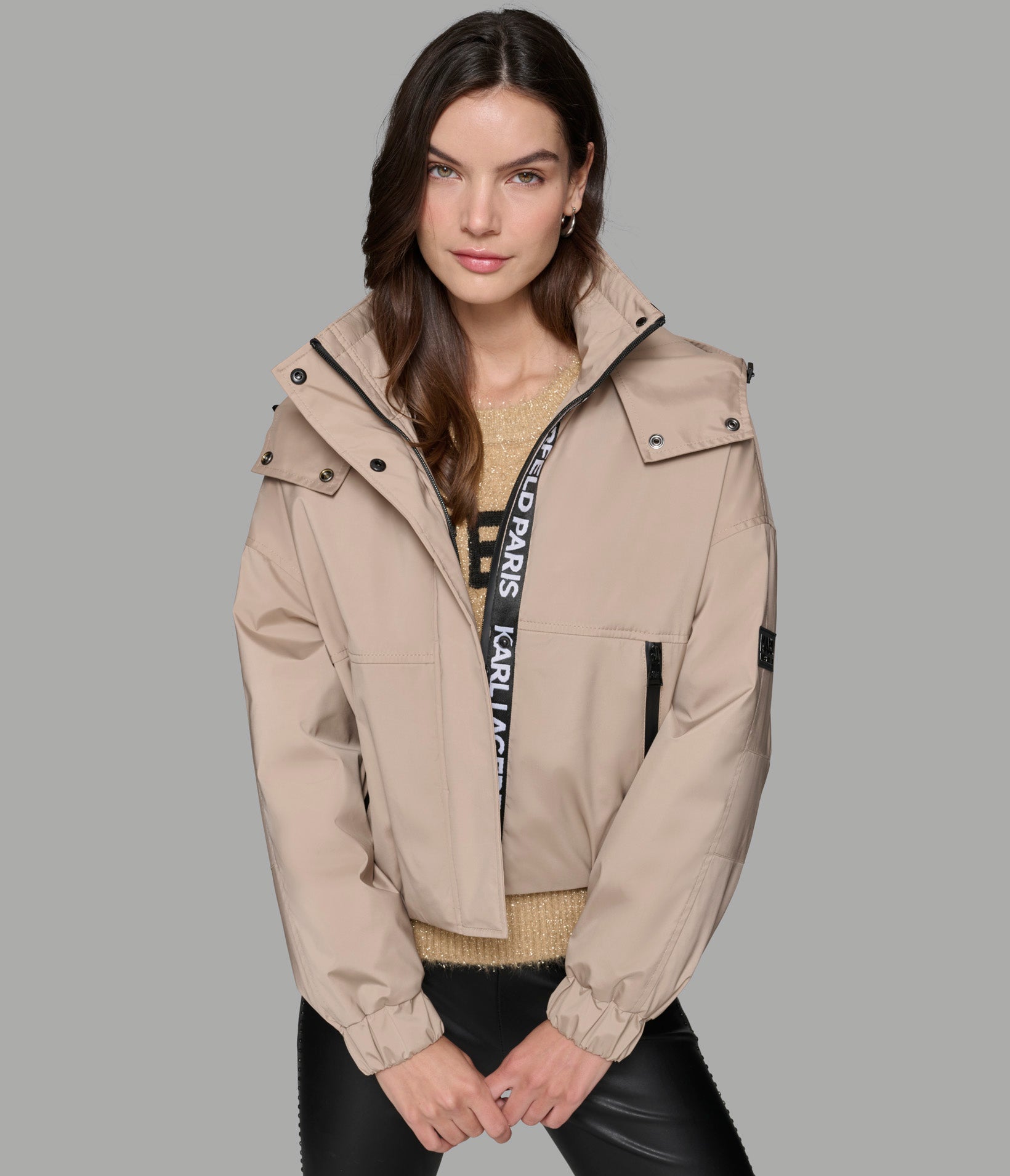 CROPPED LOGO BOMBER VIEW 4 | Jackets & Coats CROPPED LOGO BOMBER VIEW 4 | Jackets & Coats