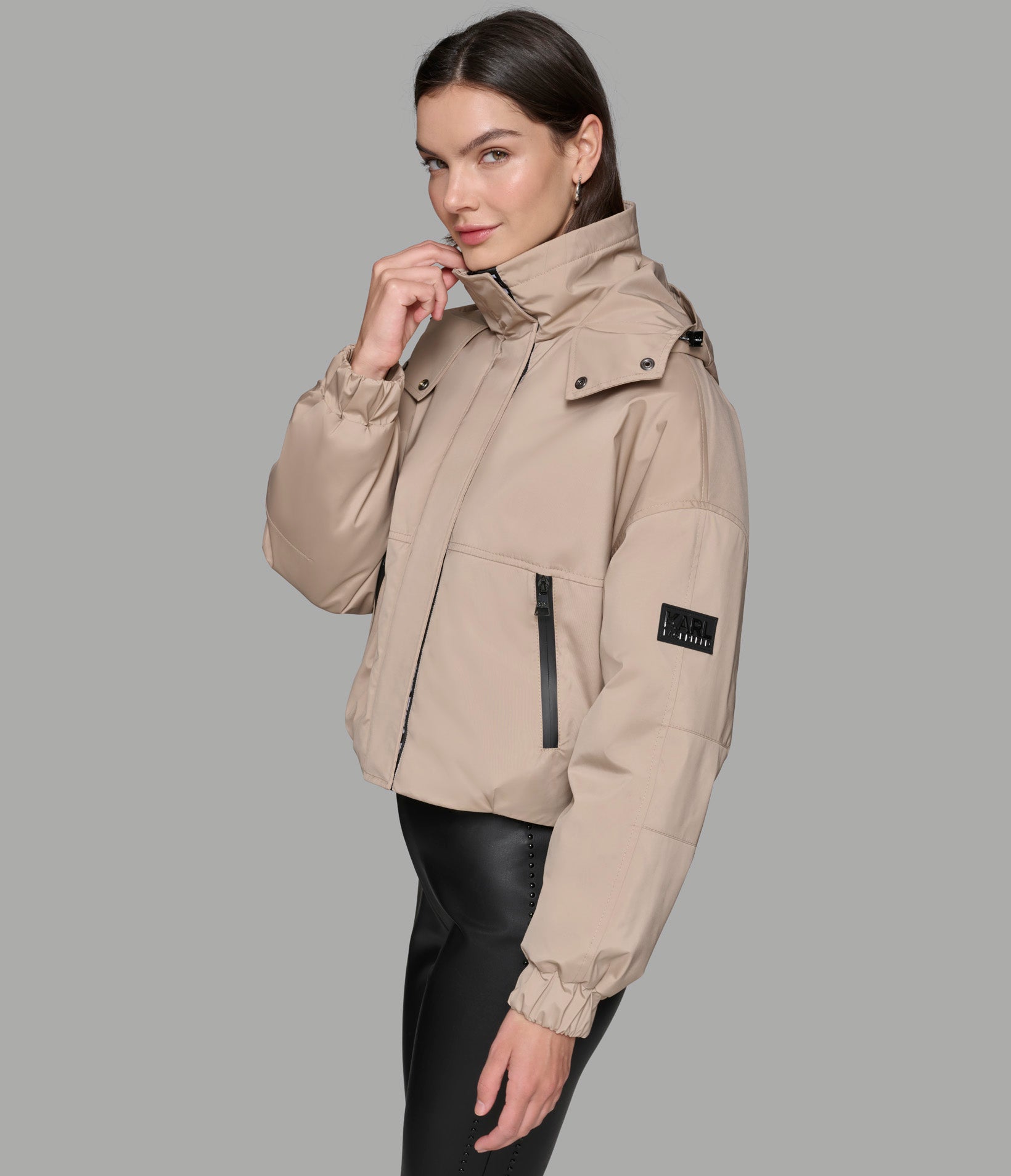 CROPPED LOGO BOMBER VIEW 3 | Jackets & Coats CROPPED LOGO BOMBER VIEW 3 | Jackets & Coats