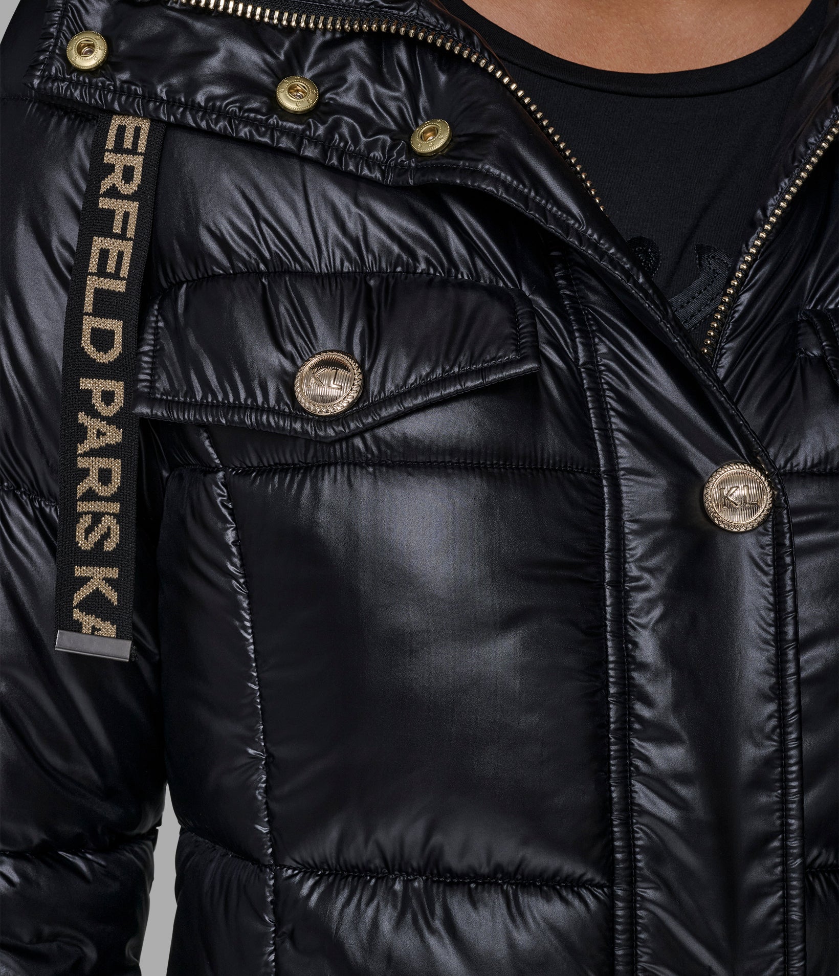 MAXI PUFFER WITH KL BUTTONS VIEW 5 | Jackets & Coats MAXI PUFFER WITH KL BUTTONS VIEW 5 | Jackets & Coats