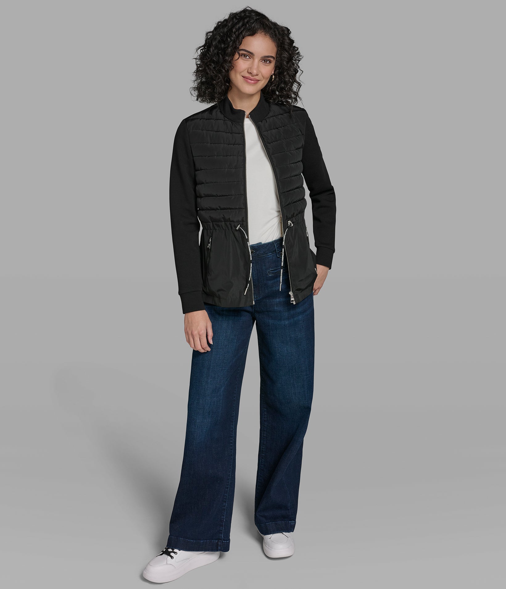 MIXED MEDIA QUILTED JACKET View 1 | New Arrivals MIXED MEDIA QUILTED JACKET View 1 | New Arrivals