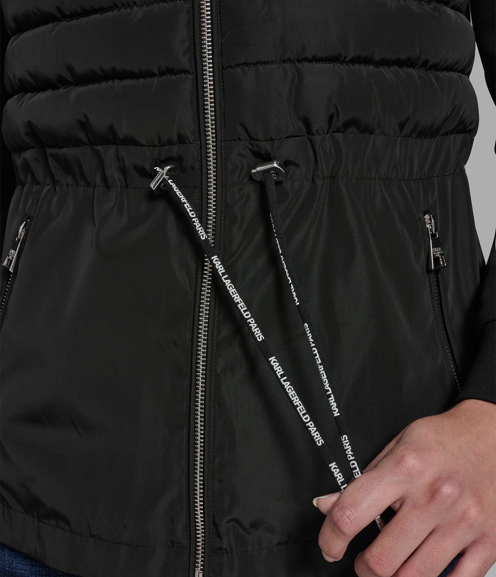 MIXED MEDIA QUILTED JACKET VIEW 4 MIXED MEDIA QUILTED JACKET VIEW 4