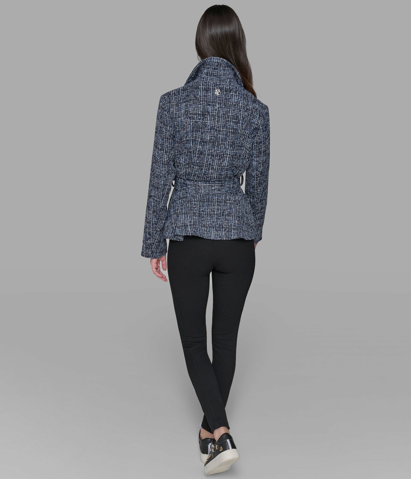 BELTED TWEED MOTO JACKET View 2 | Products BELTED TWEED MOTO JACKET View 2 | Products