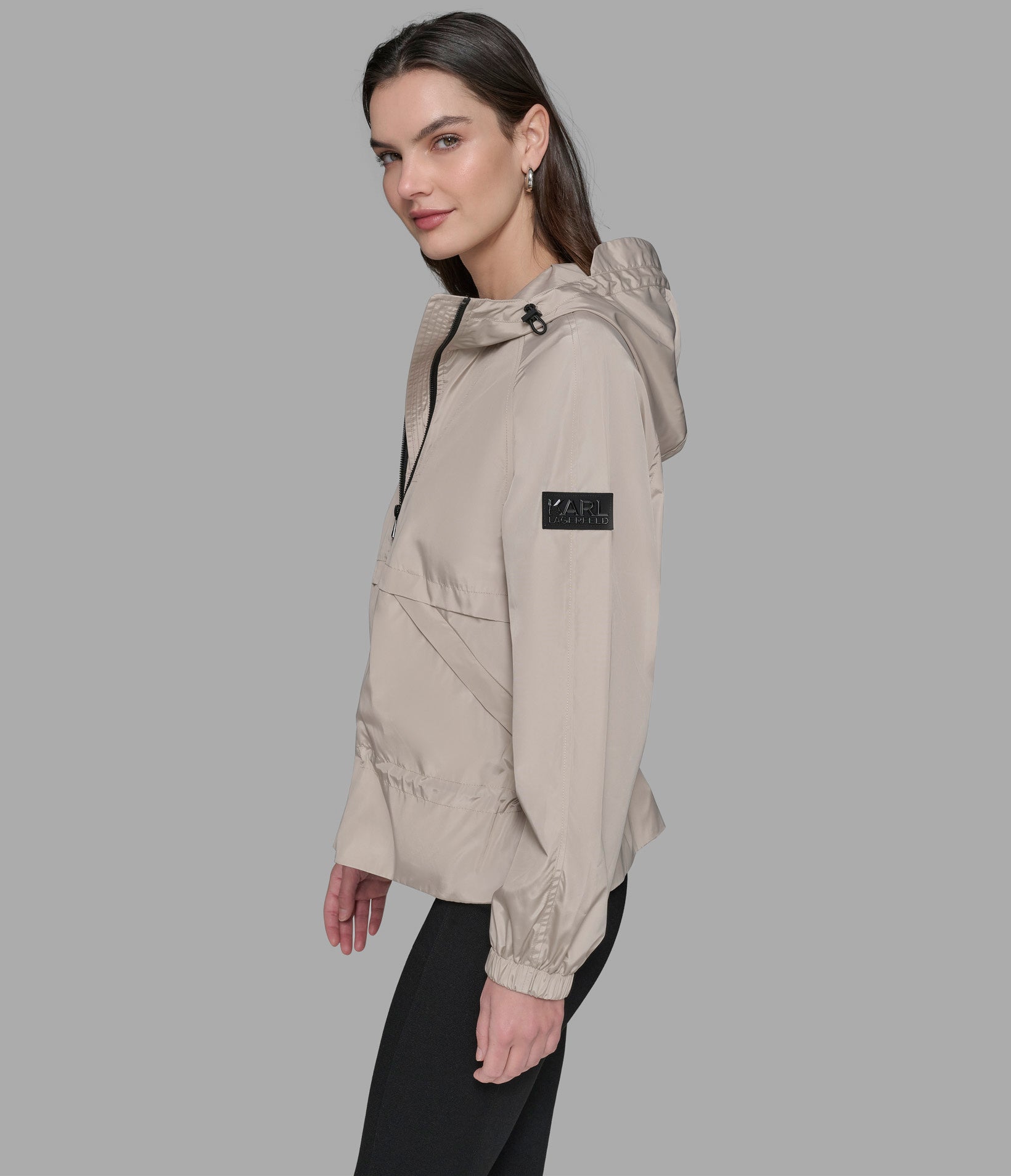 PEPLUM BOMBER WITH HOOD VIEW 4 | Jackets & Coats PEPLUM BOMBER WITH HOOD VIEW 4 | Jackets & Coats