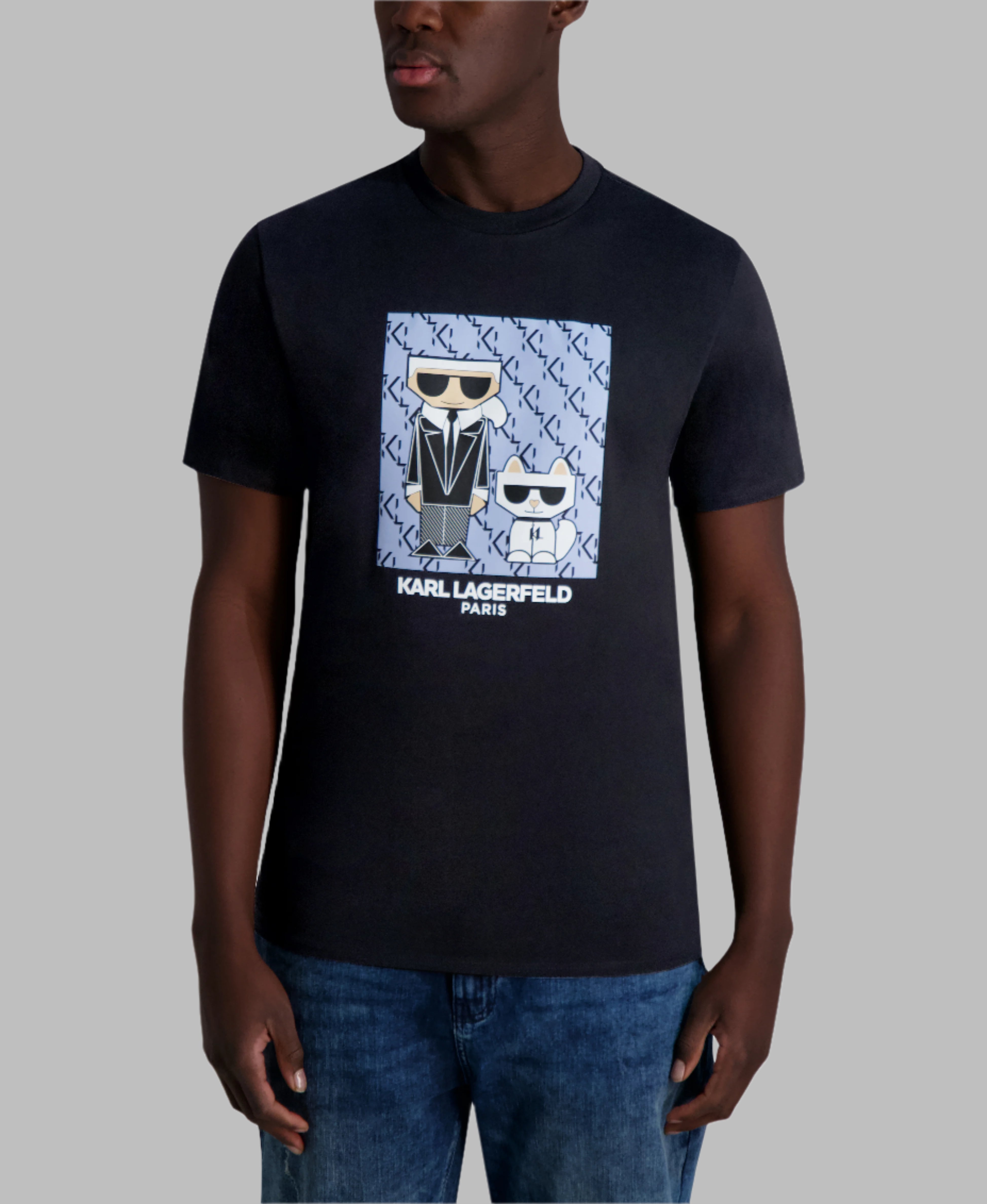 KOCKTAIL KARL AND CHOUPETTE TEE View 1 | Men's Tees & Polos KOCKTAIL KARL AND CHOUPETTE TEE View 1 | Men's Tees & Polos