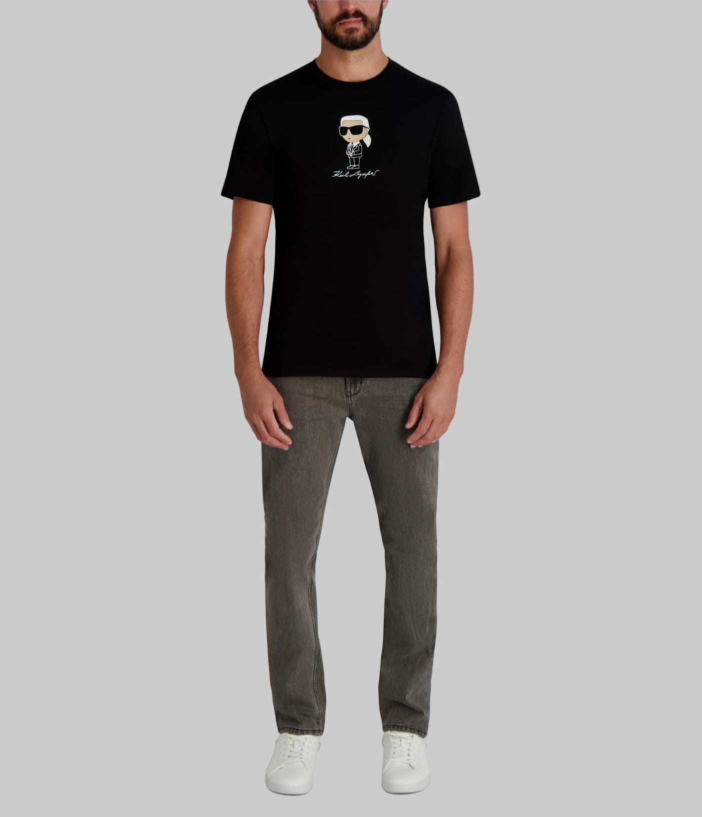 SMALL KARL WITH FLOCKING SUIT AND GLASSES TEE VIEW 4 | Men's Sale SMALL KARL WITH FLOCKING SUIT AND GLASSES TEE VIEW 4 | Men's Sale