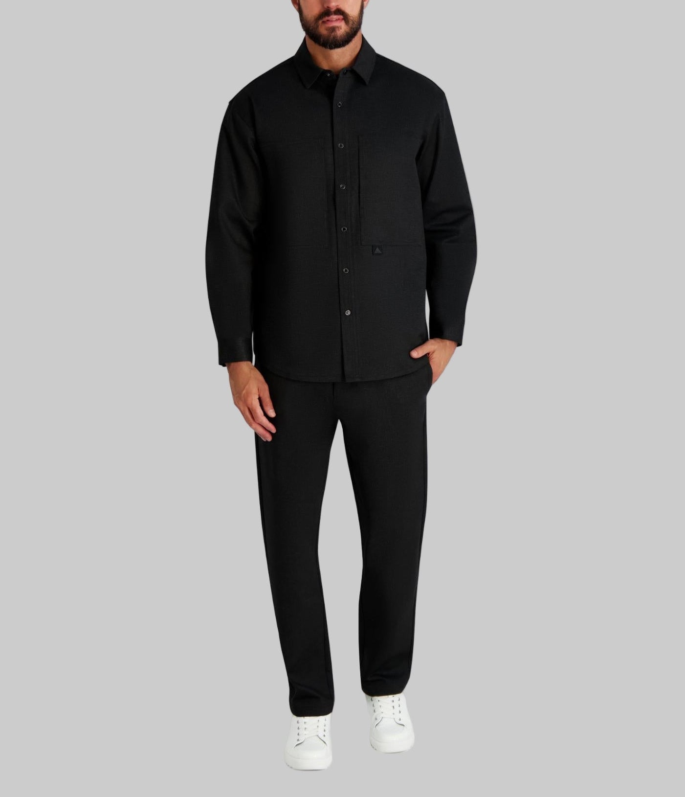 HOUNDSTOOTH UTILITY SHIRT JACKET VIEW 4 | Men's Clothing HOUNDSTOOTH UTILITY SHIRT JACKET VIEW 4 | Men's Clothing