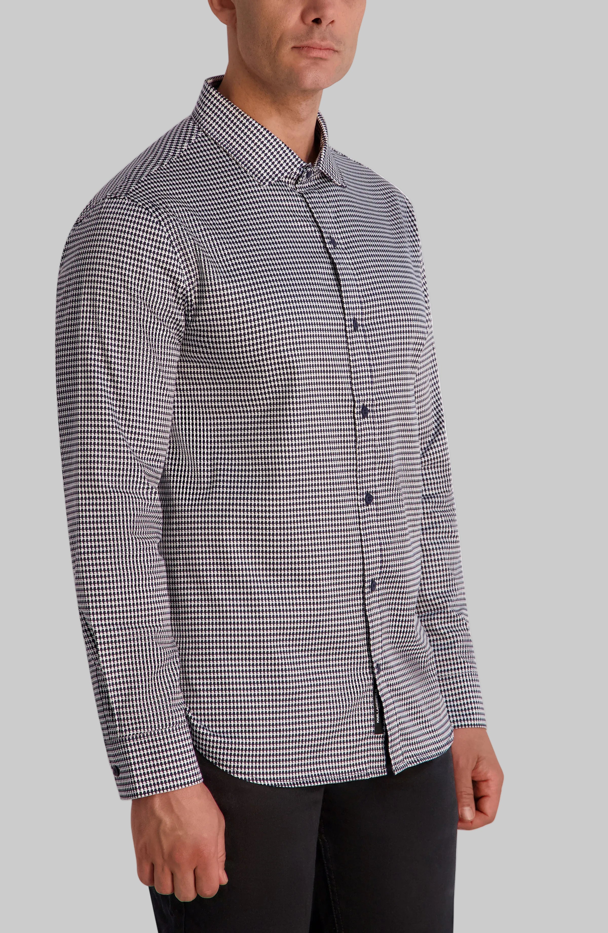 KARL TOOTH PRINT SHIRT VIEW 3 KARL TOOTH PRINT SHIRT VIEW 3