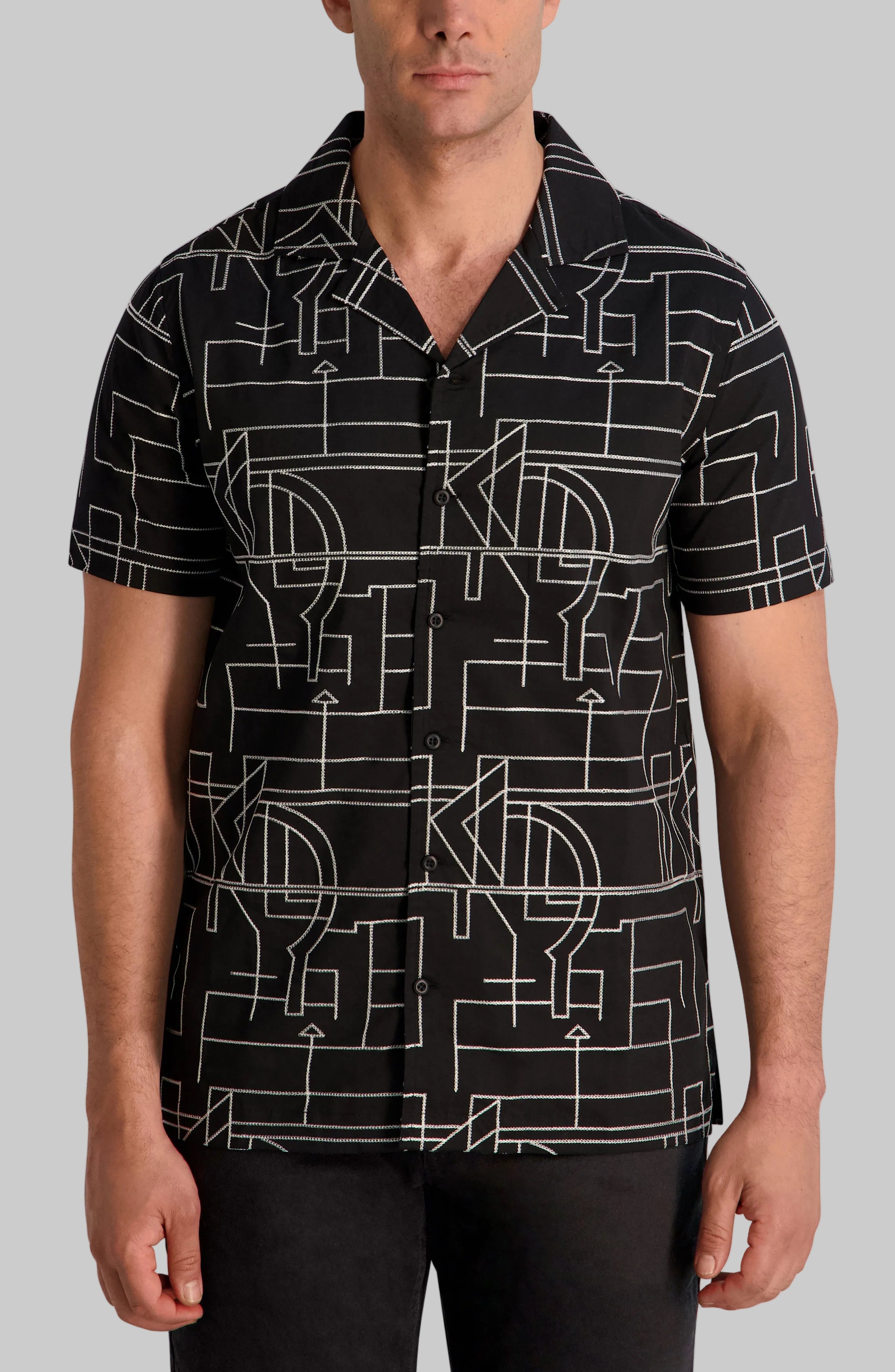 SHORT SLEEVE CAMP SHIRT View 1 | Men's Sweaters & Shirts SHORT SLEEVE CAMP SHIRT View 1 | Men's Sweaters & Shirts