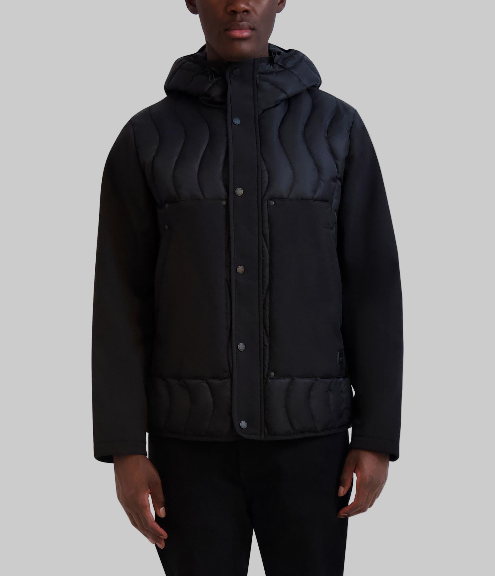 QUILTED HOODED JACKET View 1 | Men's Coats & Jackets QUILTED HOODED JACKET View 1 | Men's Coats & Jackets