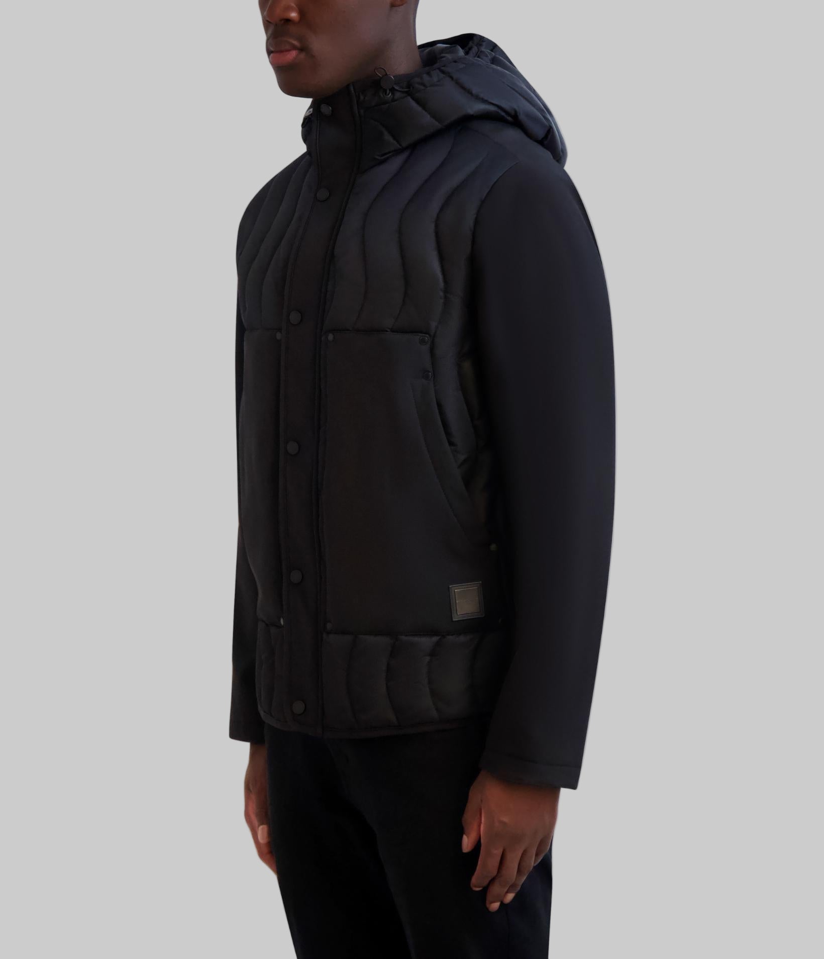 QUILTED HOODED JACKET VIEW 3 | MEN'S FALL COLLECTION QUILTED HOODED JACKET VIEW 3 | MEN'S FALL COLLECTION