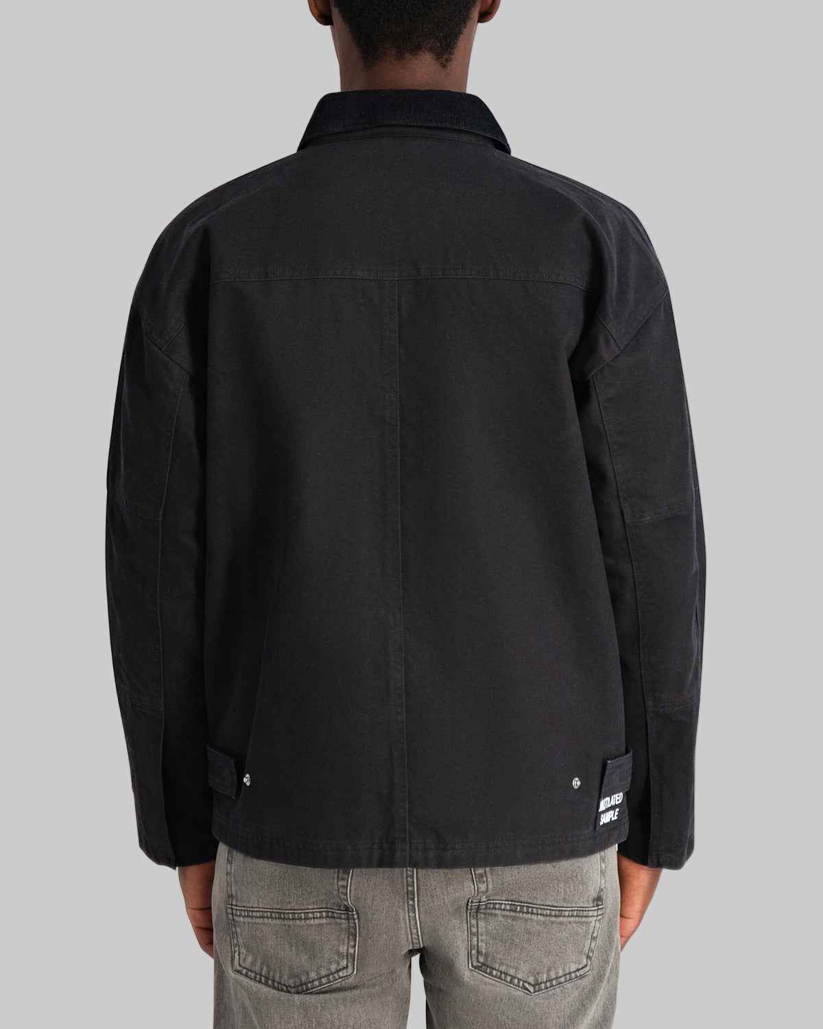 WAXED COTTON FIELD JACKET WITH CORDUROY COLLAR View 2 | MEN'S FALL COLLECTION WAXED COTTON FIELD JACKET WITH CORDUROY COLLAR View 2 | MEN'S FALL COLLECTION