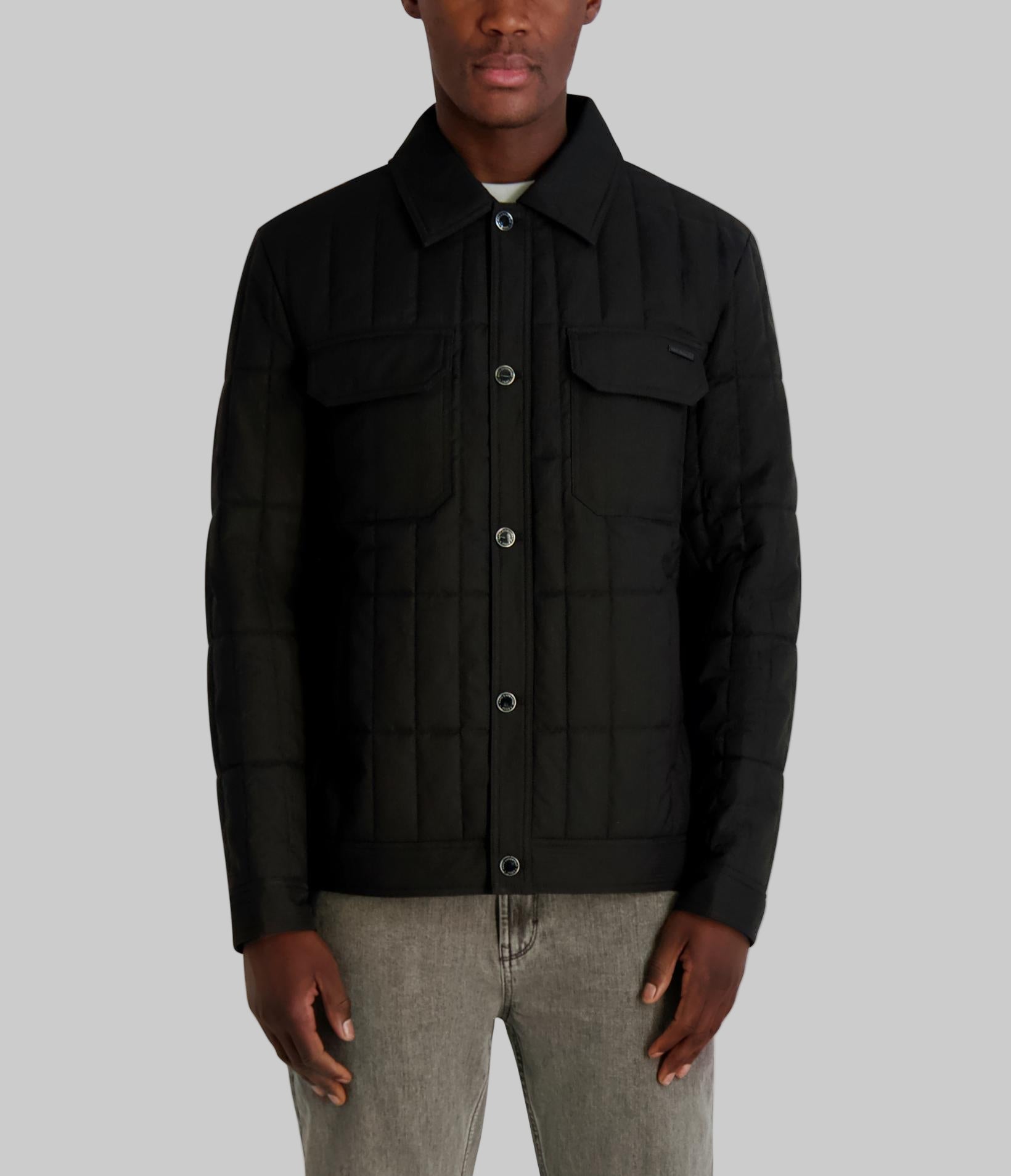 QUILTED SHIRT JACKET View 1 | Men's Coats & Jackets QUILTED SHIRT JACKET View 1 | Men's Coats & Jackets