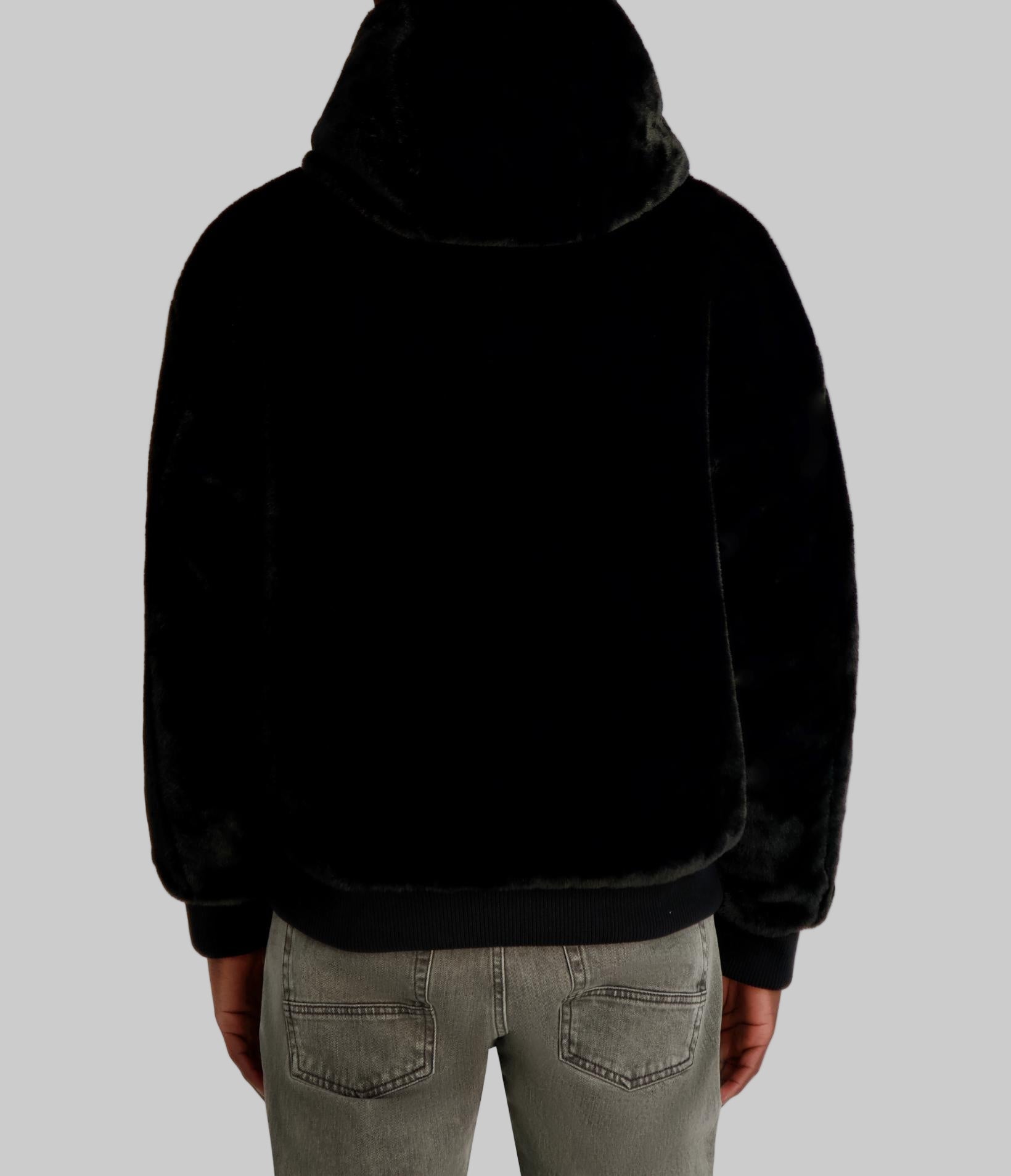 REVERSIBLE HOODED FAUX FUR JACKET View 2 | Men's Coats & Jackets REVERSIBLE HOODED FAUX FUR JACKET View 2 | Men's Coats & Jackets