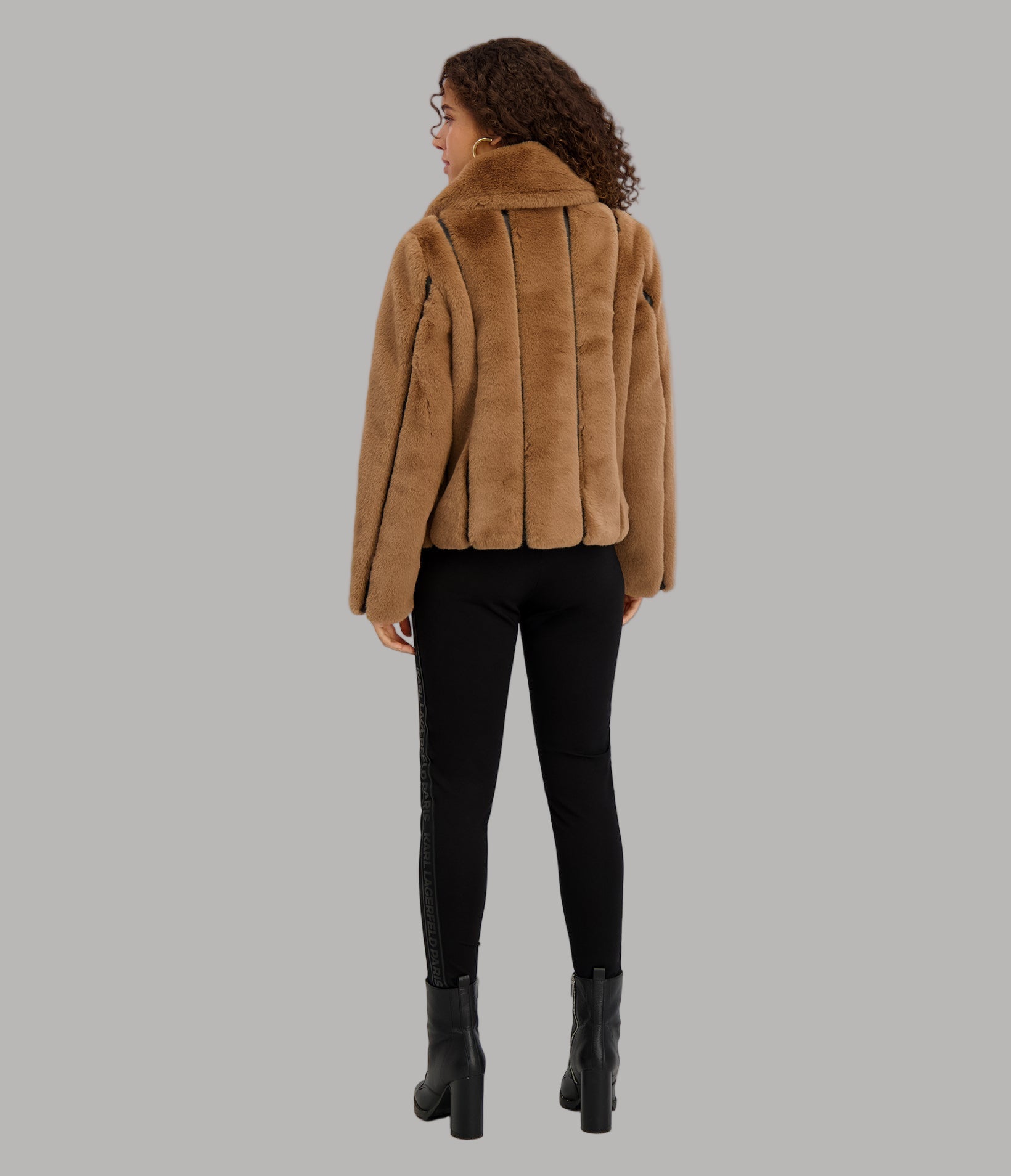 CROPPED FAUX MINK JACKET View 2 | Jackets & Coats CROPPED FAUX MINK JACKET View 2 | Jackets & Coats