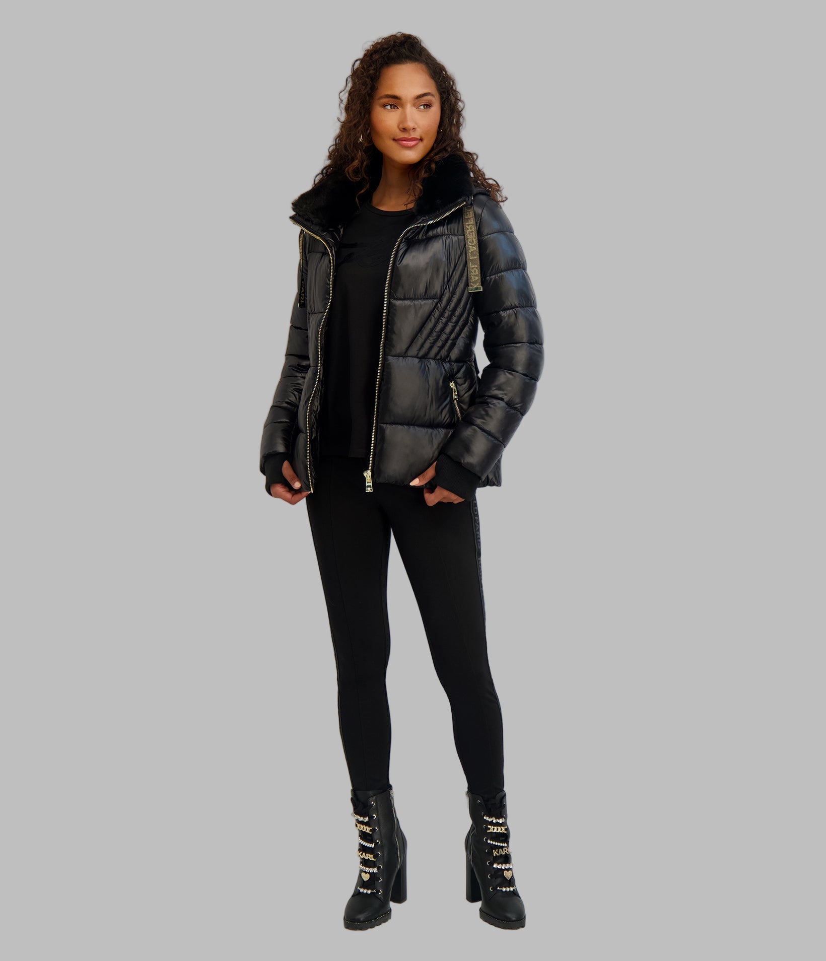 SHORT BELTED PUFFER JACKET VIEW 6 | Jackets & Coats Sale SHORT BELTED PUFFER JACKET VIEW 6 | Jackets & Coats Sale