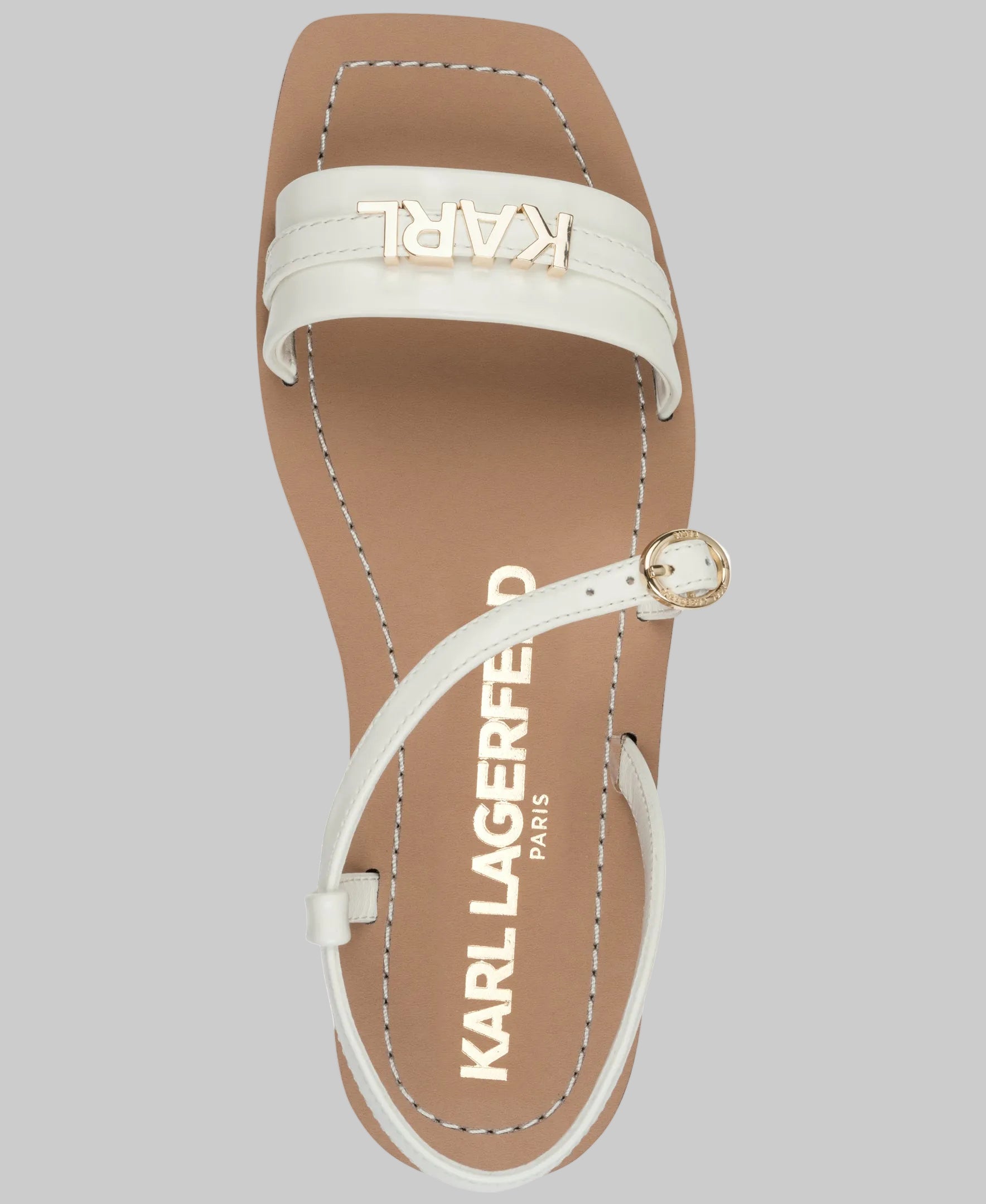 MIRAM SANDAL WITH GOLD KARL LOGO VIEW 4 | Women's Shoes MIRAM SANDAL WITH GOLD KARL LOGO VIEW 4 | Women's Shoes