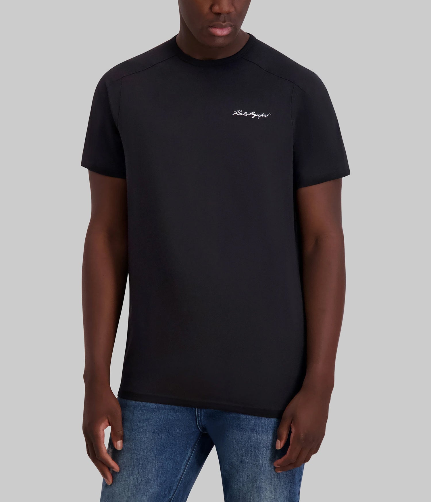 KARL LAGERFELD LOGO TEE View 1 | Men's Tees & Polos KARL LAGERFELD LOGO TEE View 1 | Men's Tees & Polos