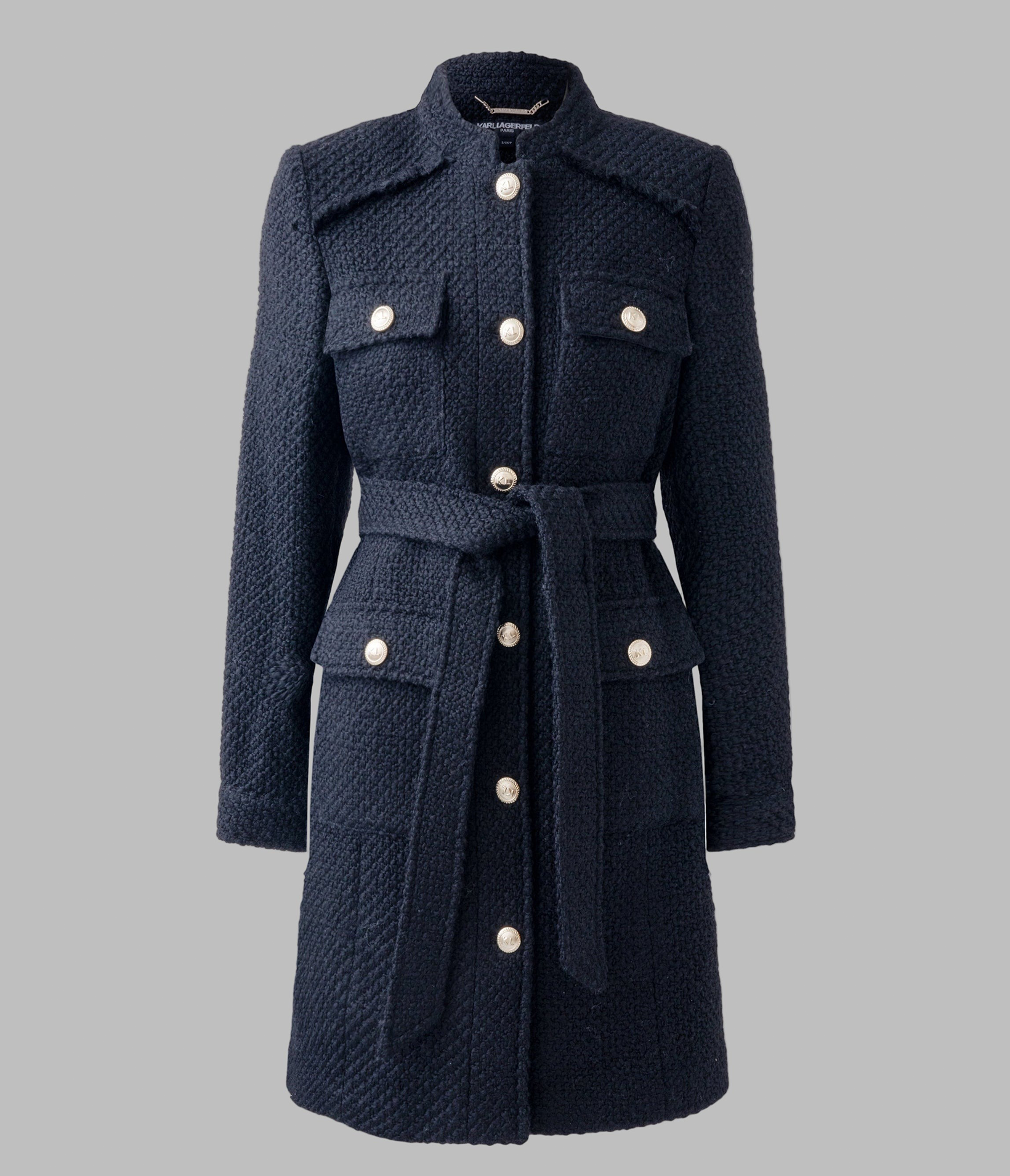 TWEED BELTED TOPPER VIEW 3 | Jackets & Coats TWEED BELTED TOPPER VIEW 3 | Jackets & Coats