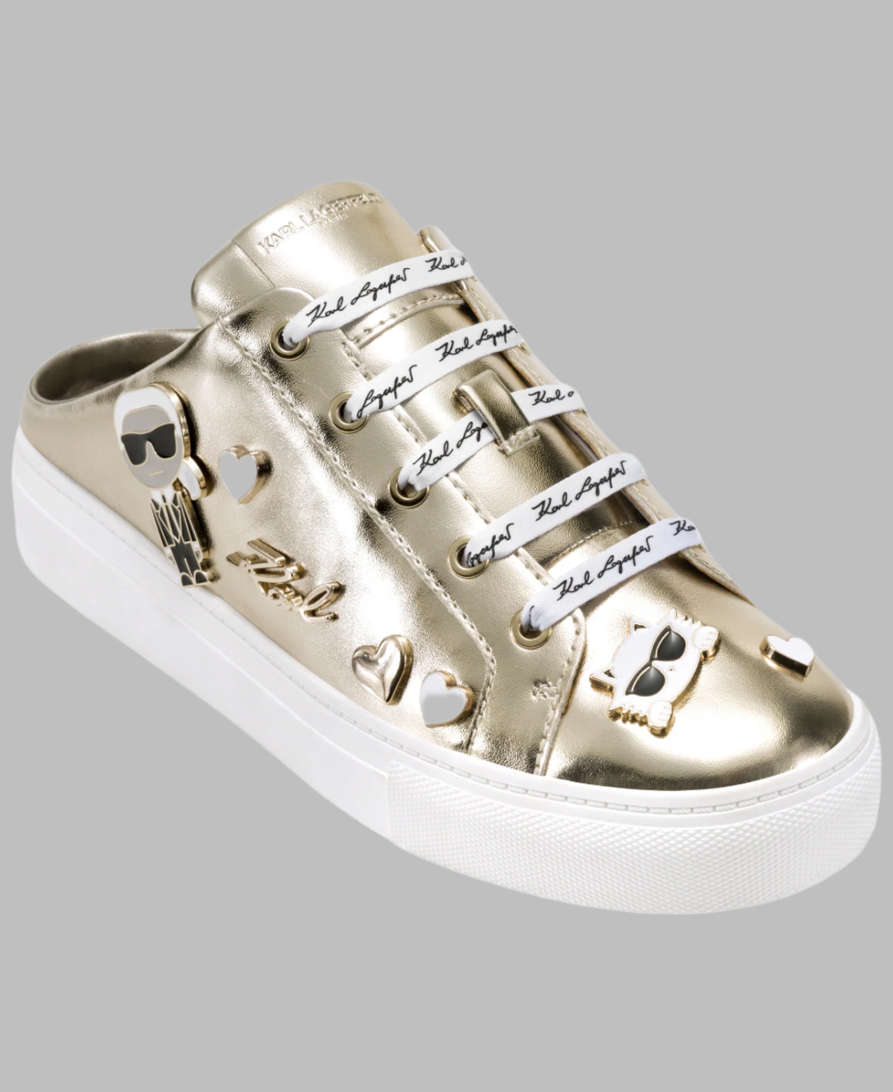 CAMBRIA CATE PIN METALLIC SNEAKER MULE View 2 | Women's Shoes