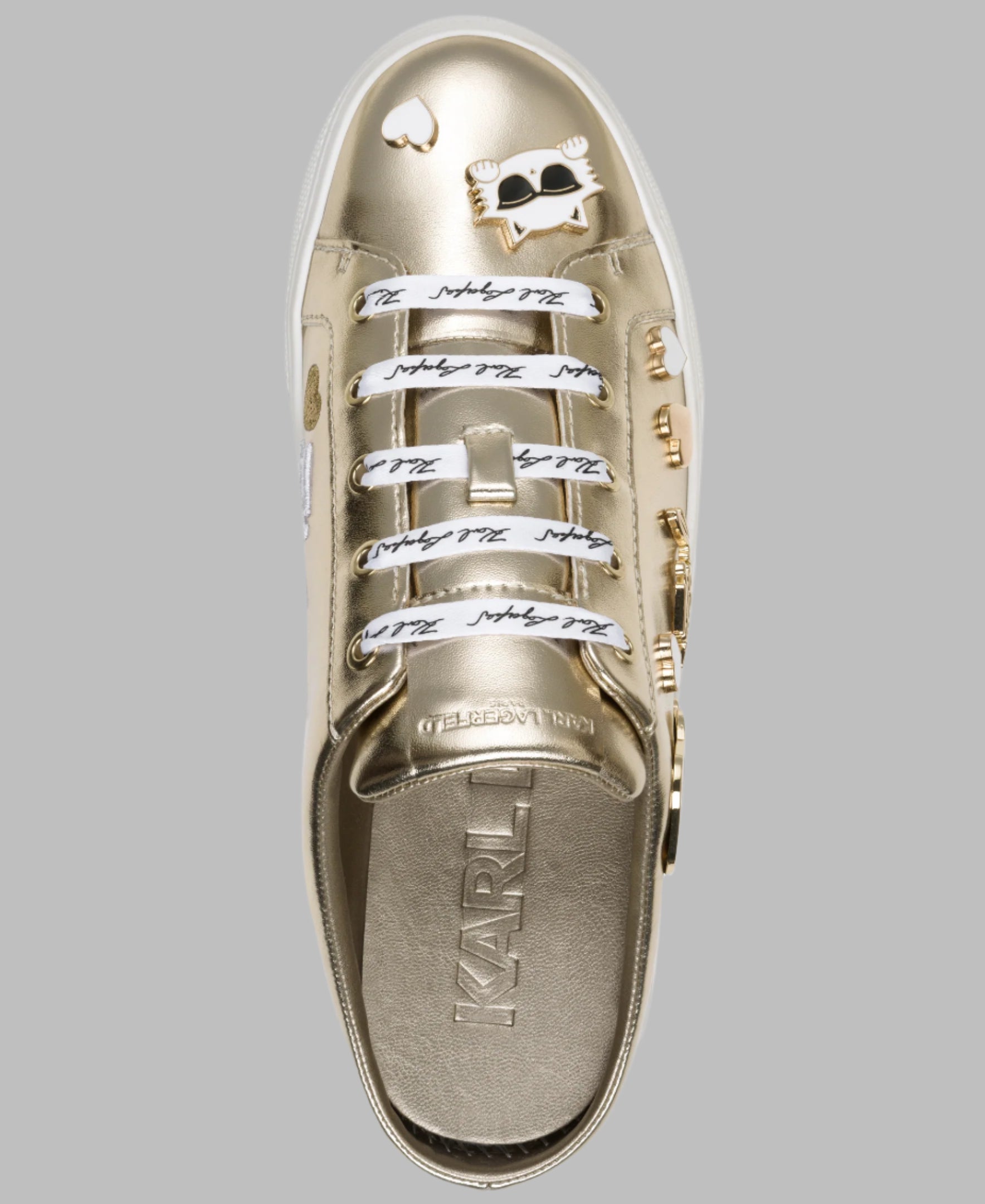 CAMBRIA CATE PIN METALLIC SNEAKER MULE VIEW 3 | Women's Sneakers