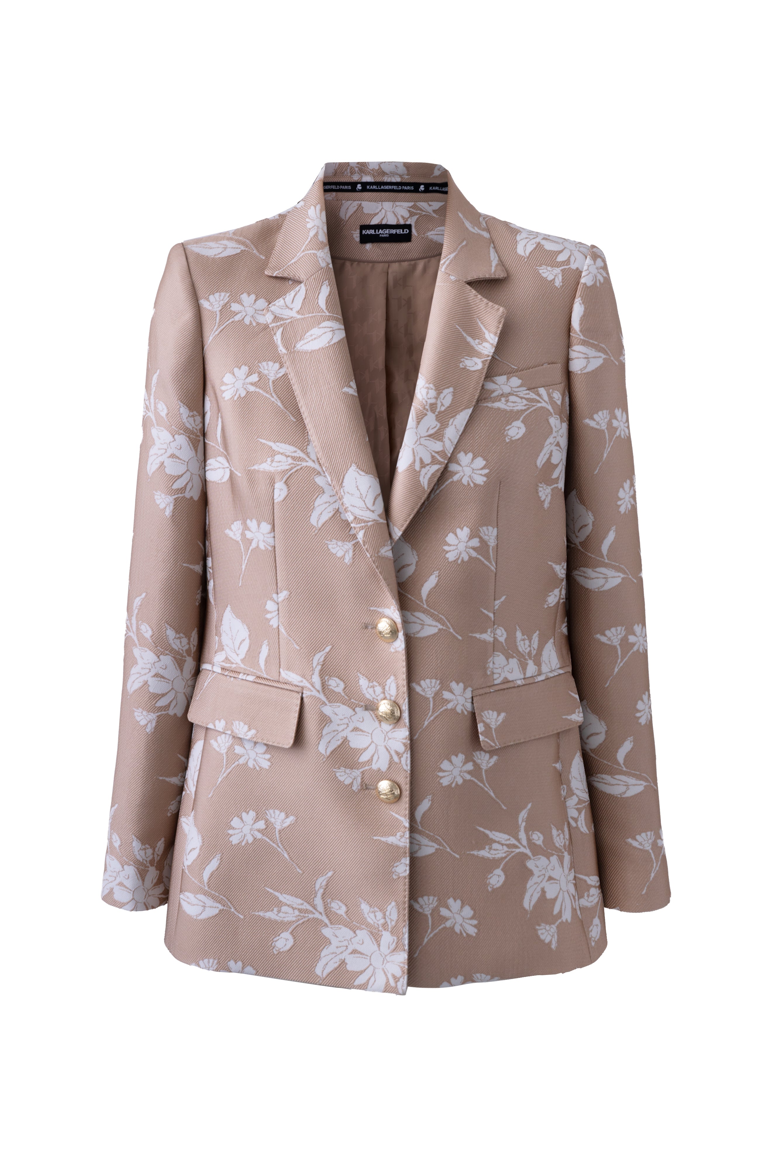 FLORAL JACQUARD BLAZER View 2 | Women's Clothing