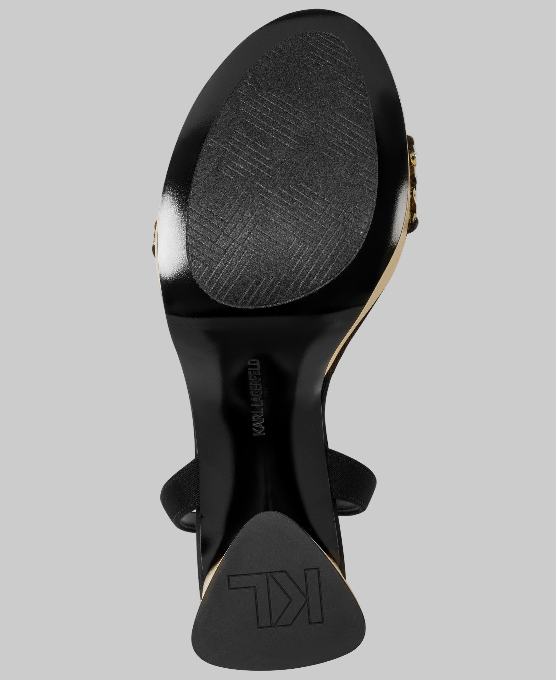 HADEN LOGO SEQUIN PLATFORM HEEL VIEW 5 | All That Glitters