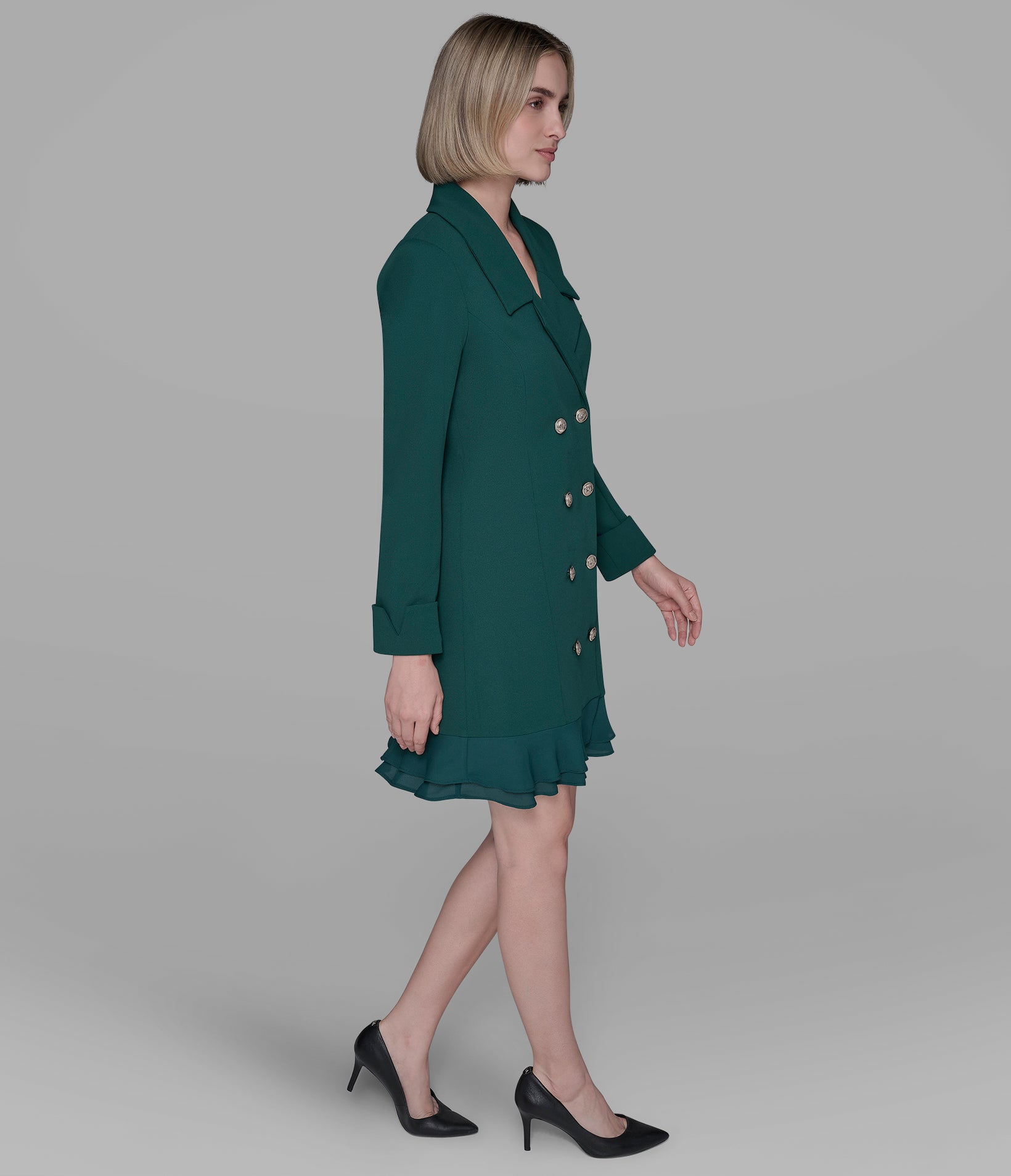 DOUBLE-BREASTED BLAZER DRESS VIEW 3