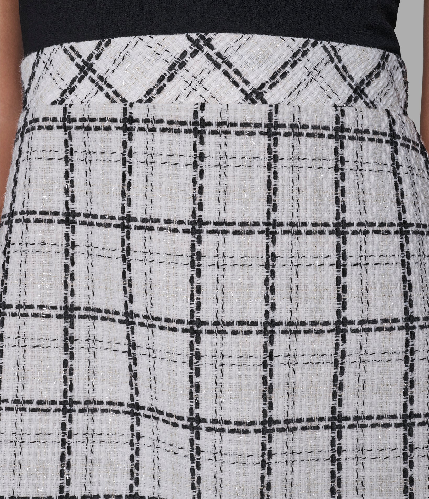PLAID TWEED SKIRT DRESS VIEW 5 | Women's Matching Sets
